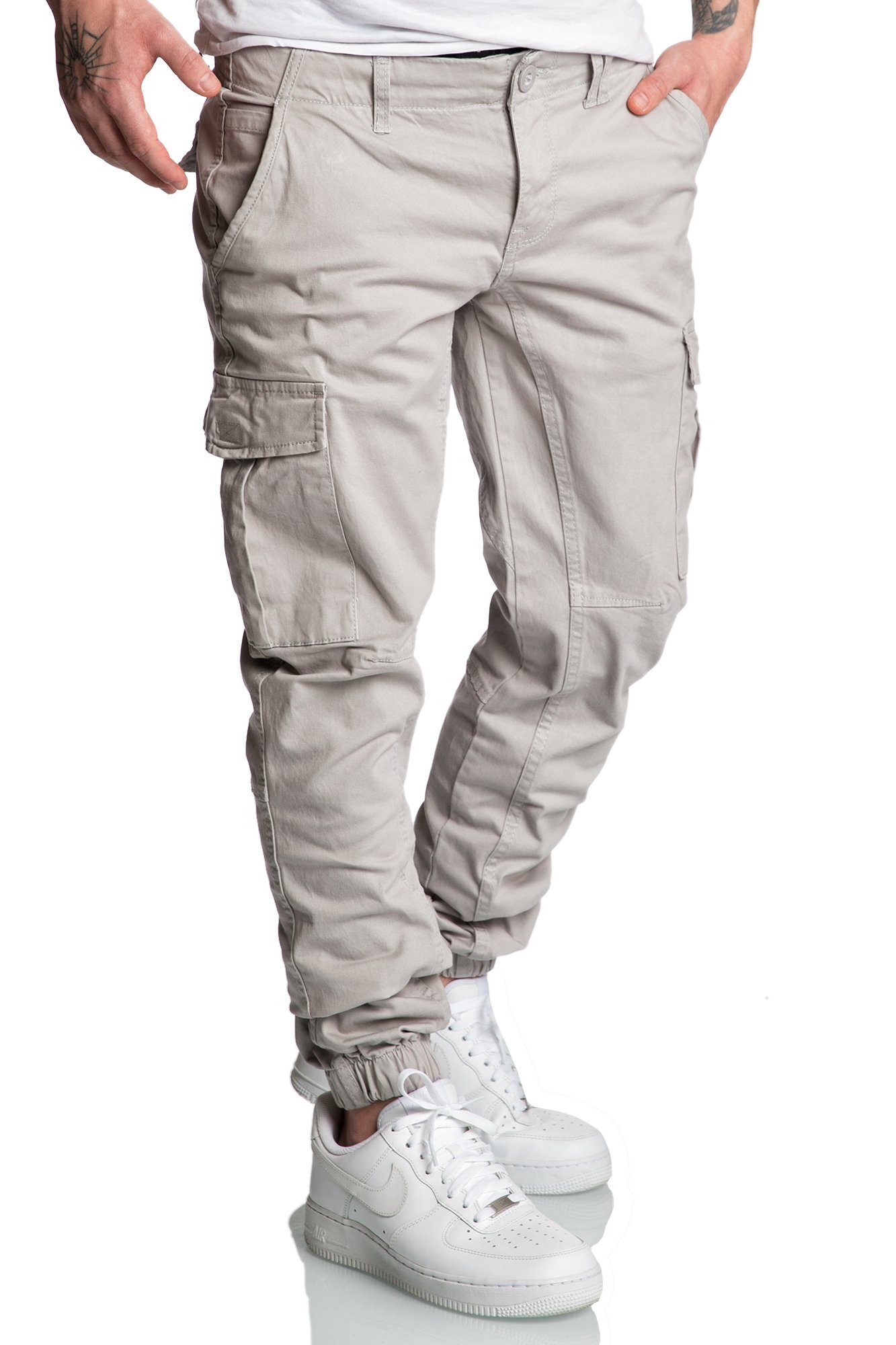 REPUBLIX Cargohose William Herren Cargo Jogger Chino Hose Jeans