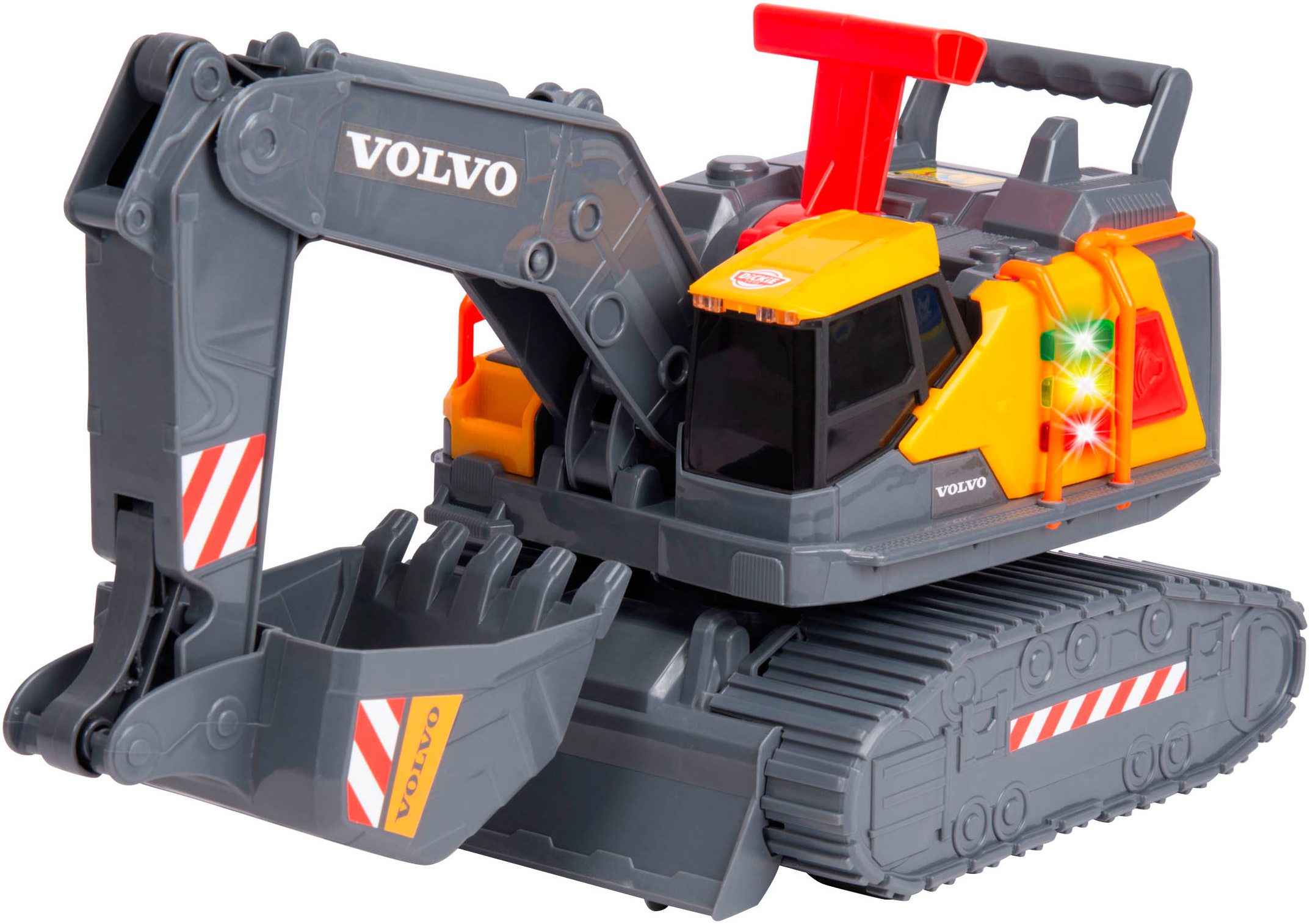 Dickie Toys Spielzeug-Bagger Volvo Power Excavator, mit Licht und Sound