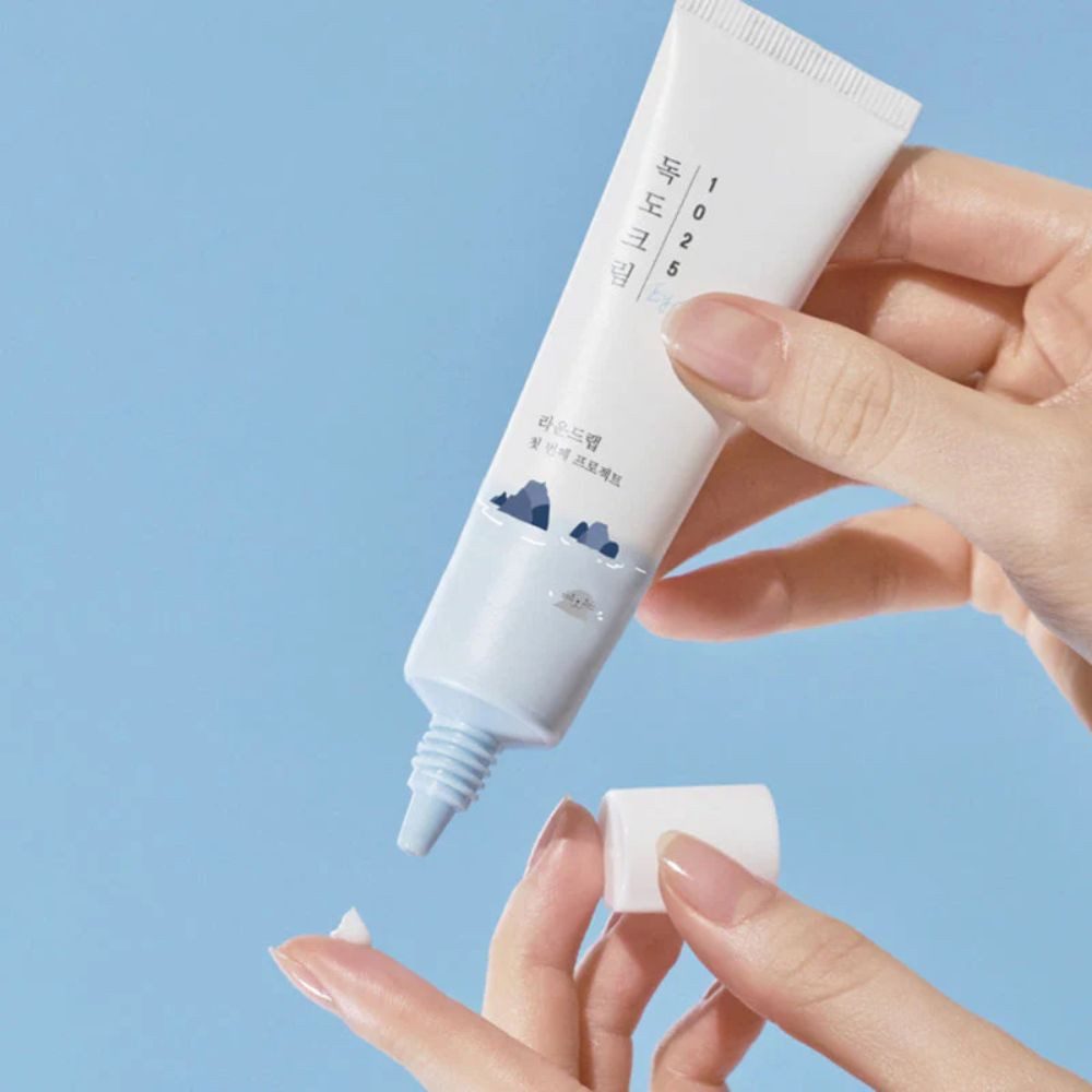 Round LAB Augencreme Round Lab, 1025 Dokdo Eye Cream - 30 ml, Feuchtigkeitsspendende Anti-Aging-Augencreme
