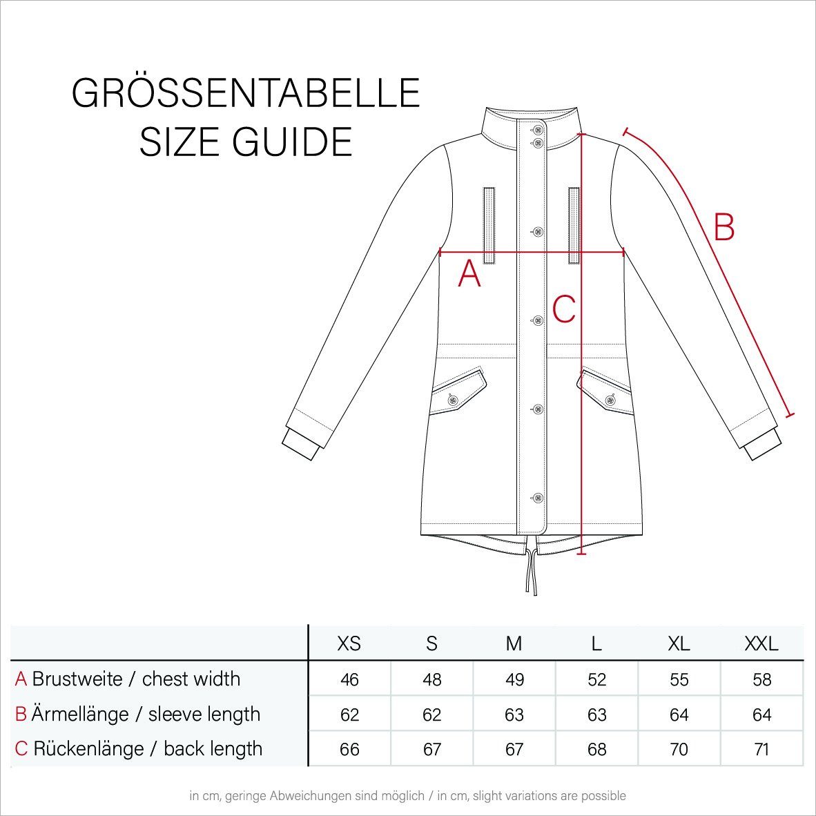 Navahoo Winterjacke Pearl mit warmem Teddyfell