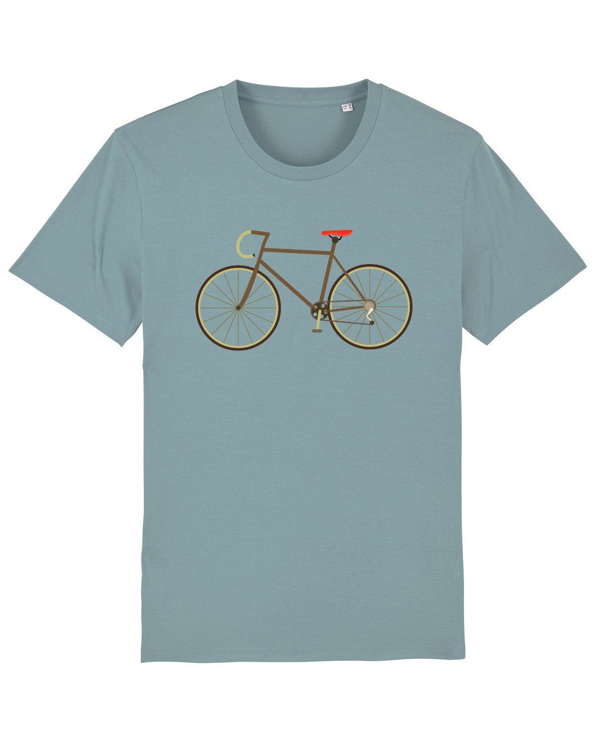 wat? Apparel Print-Shirt Fahrrad (1-tlg) citadel blau