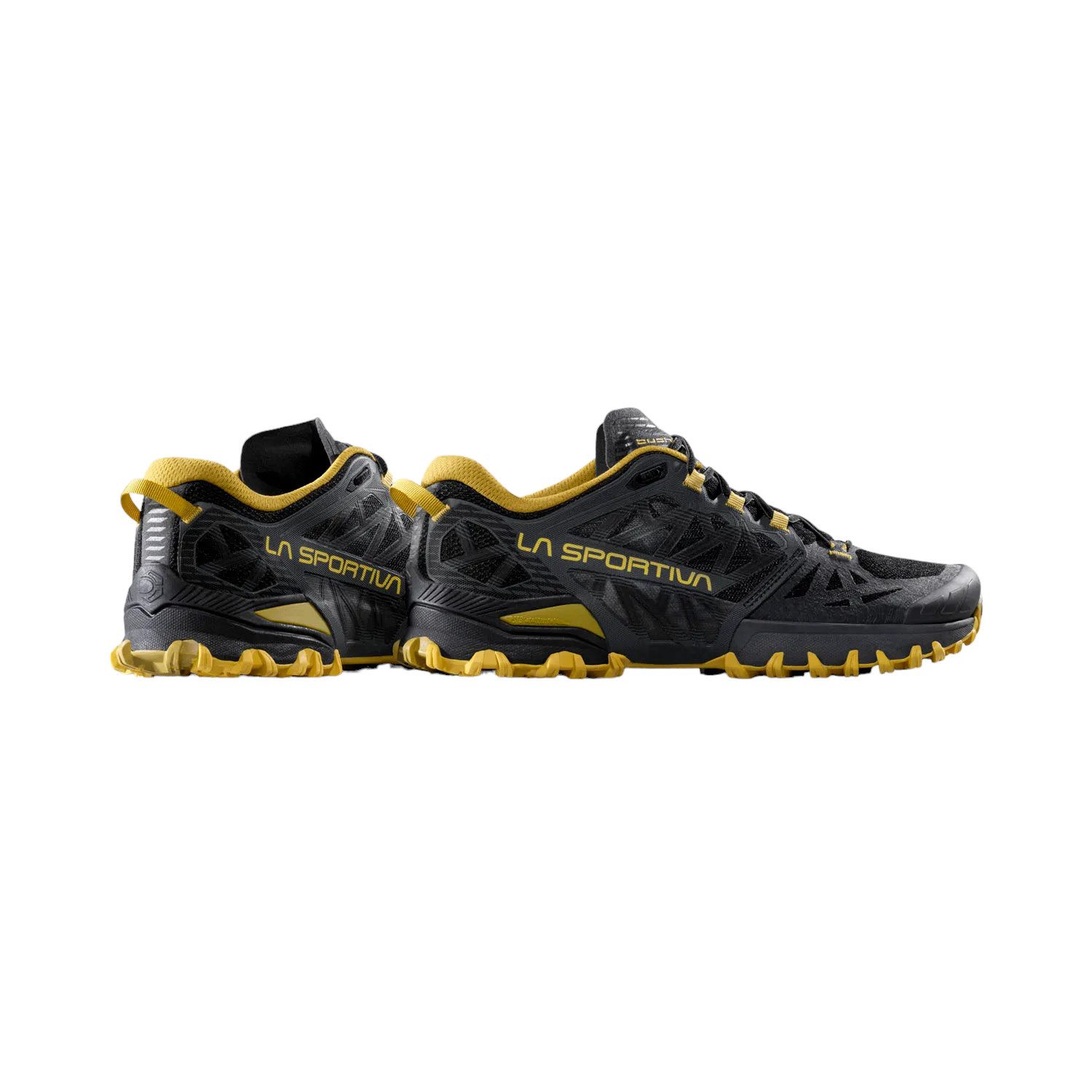 La Sportiva Trail-Laufschuhe Bushido III 2024 carbongrau/gelb Herren Wanderschuh