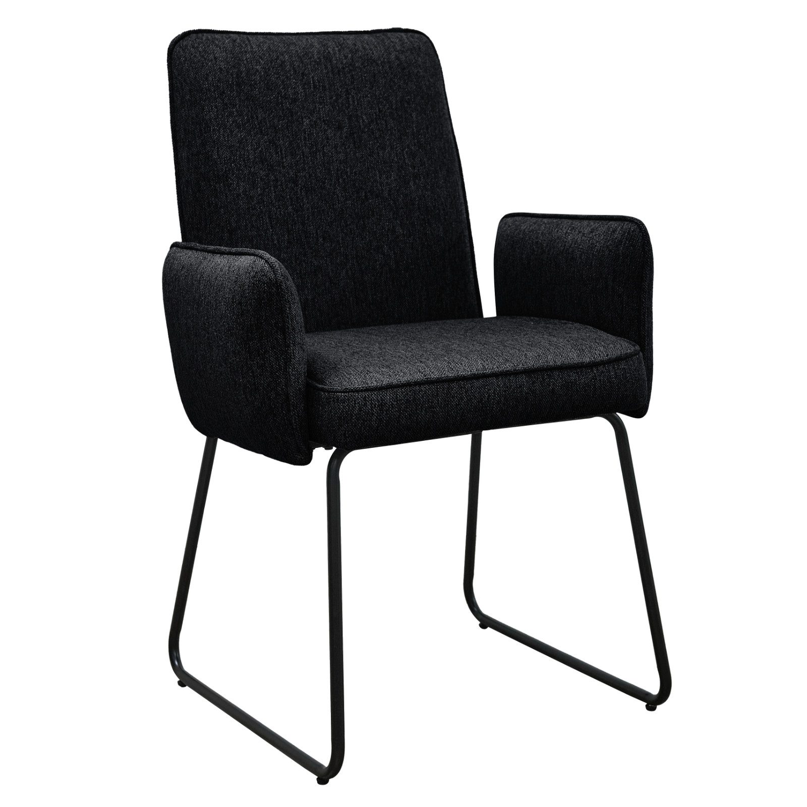 SVITA Esszimmerstuhl ALBA, Küchenstühle, Metallbeine, Stoffbezug, günstig online kaufen