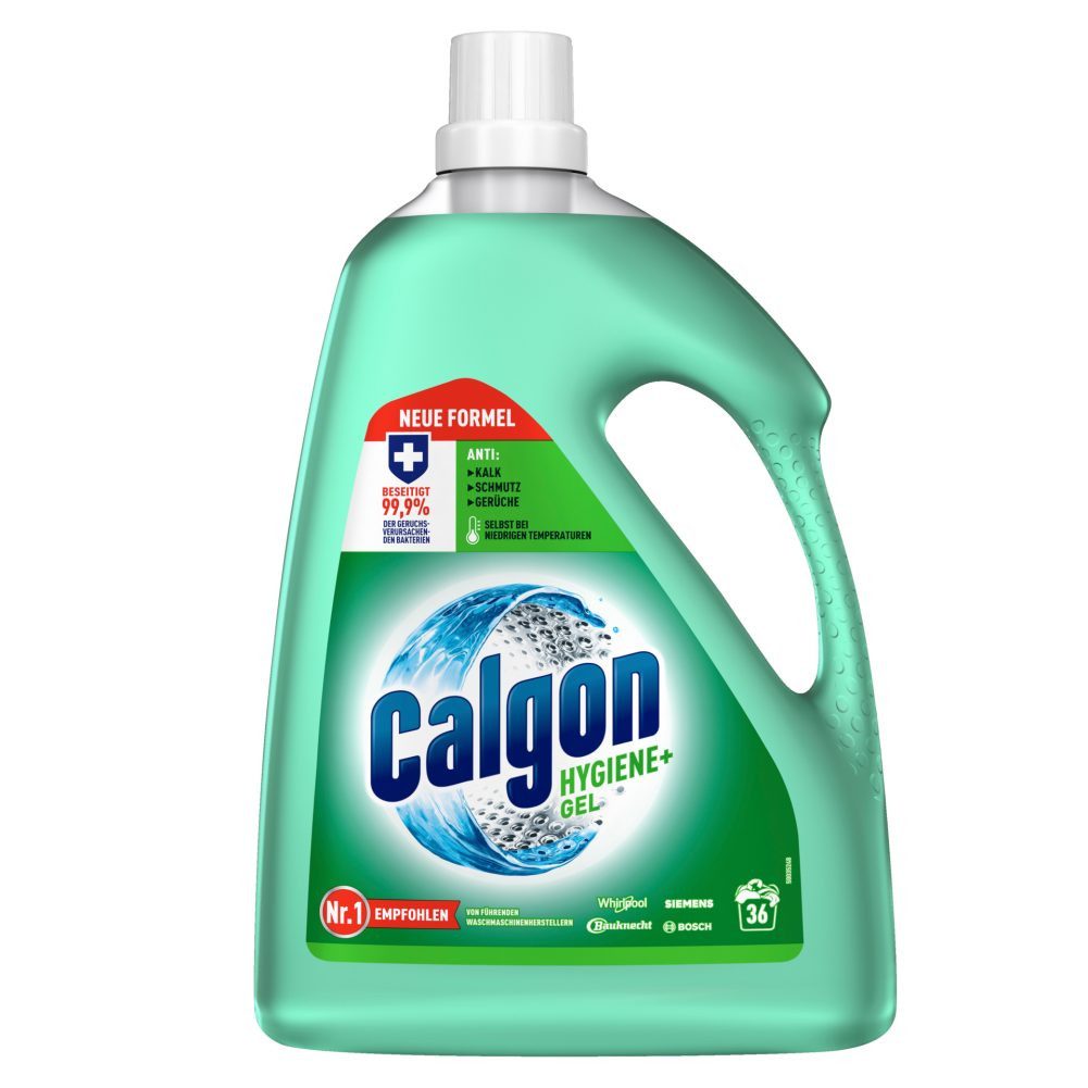 Calgon Hygiene+ Gel Wasserenthärter (1-St. 1800 ml Antibakteriell für die Waschmaschine)
