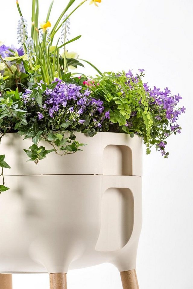 Thumbnail - PLASTIA Blumentopf Urbalive mit Selbstbewässerung hoch elfenbein