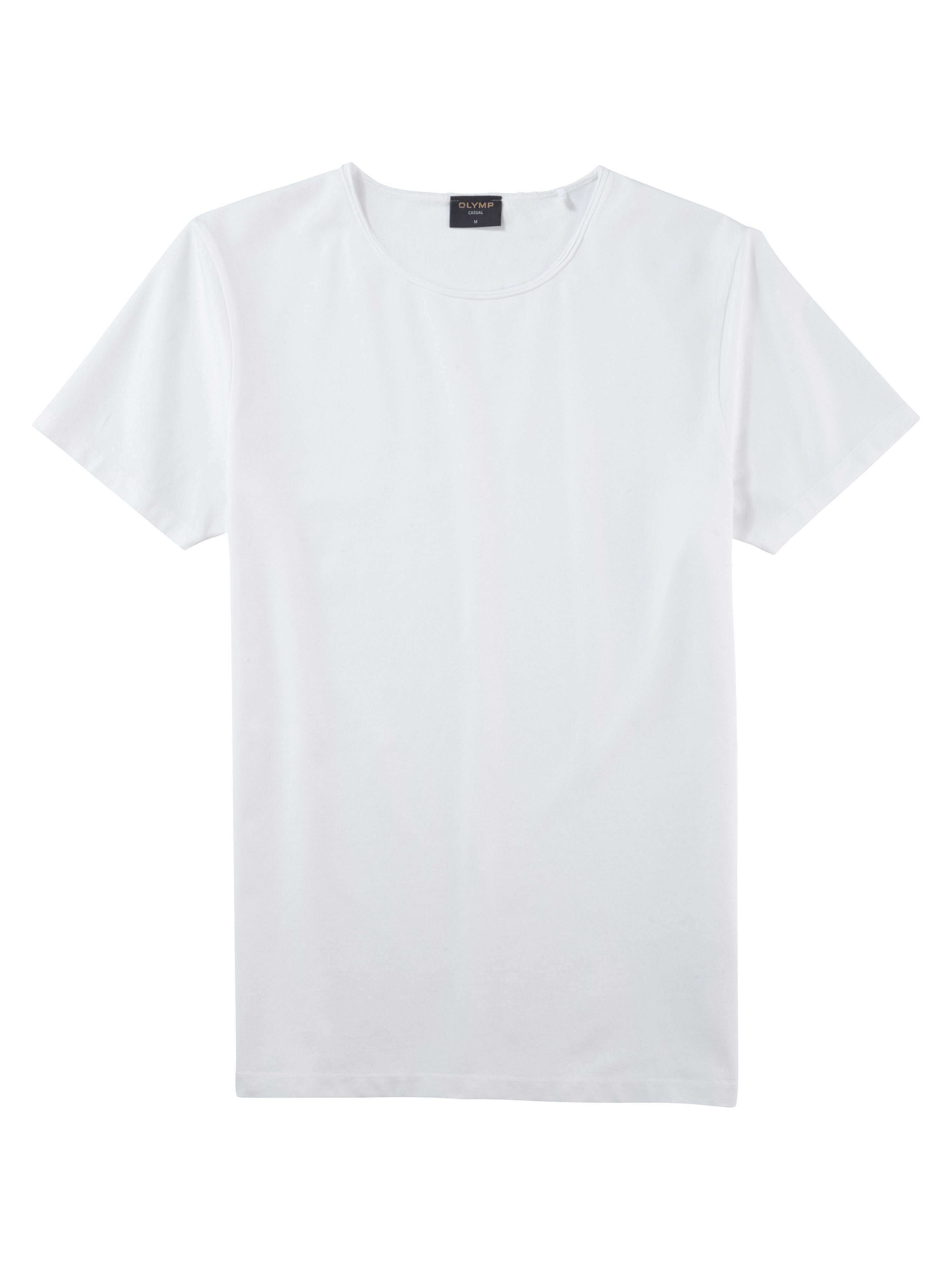 OLYMP T-Shirt Casual weiss