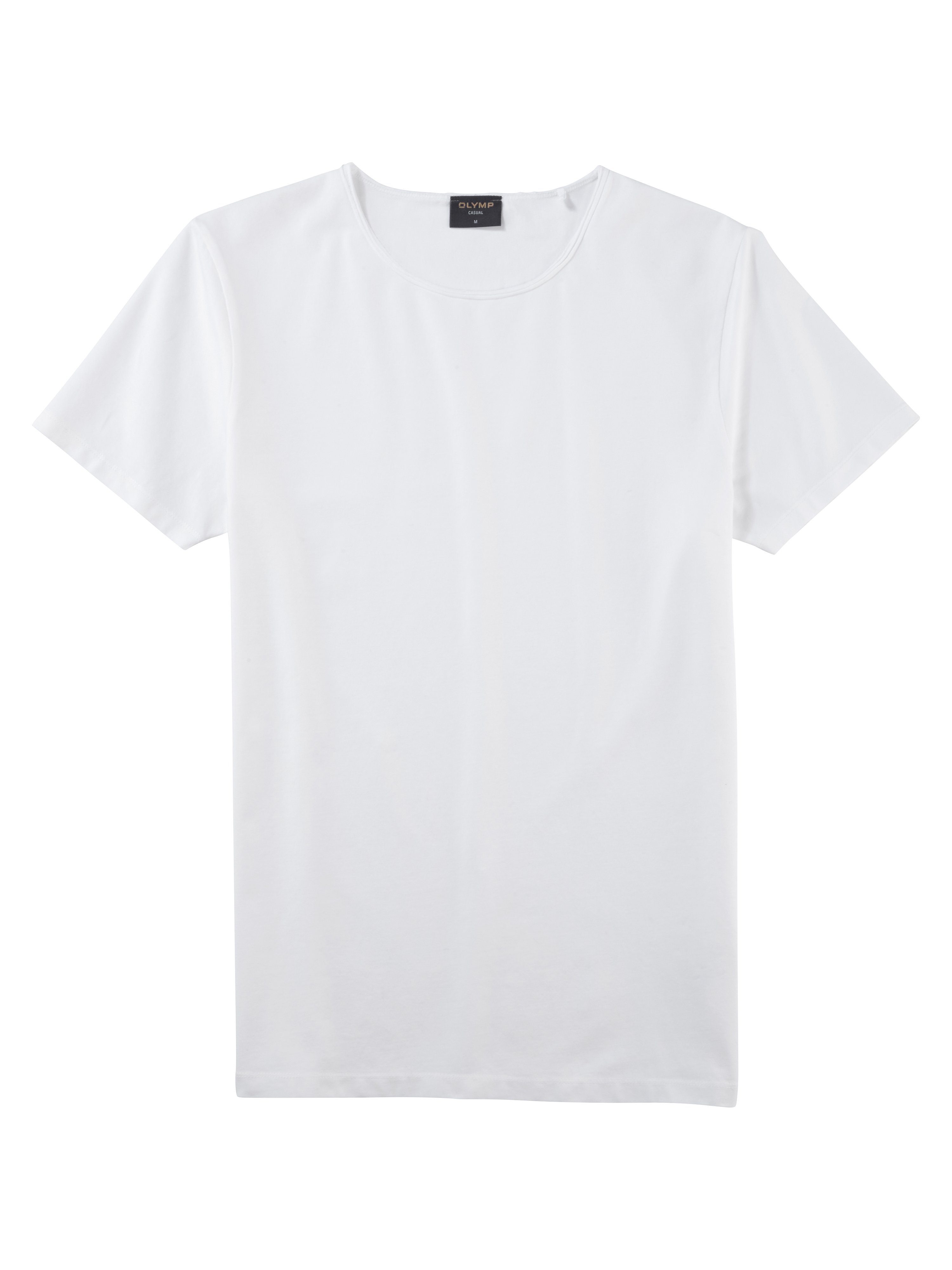 OLYMP T-Shirt Casual mit Rollkante am günstig online kaufen