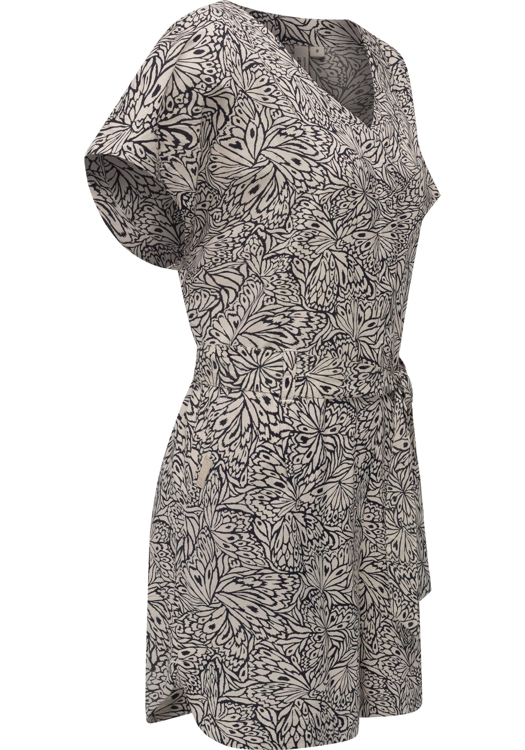 Ragwear Jumpsuit Salwin Kurzer Overall mit Taillen-Bindeband – Bild 2 von 3