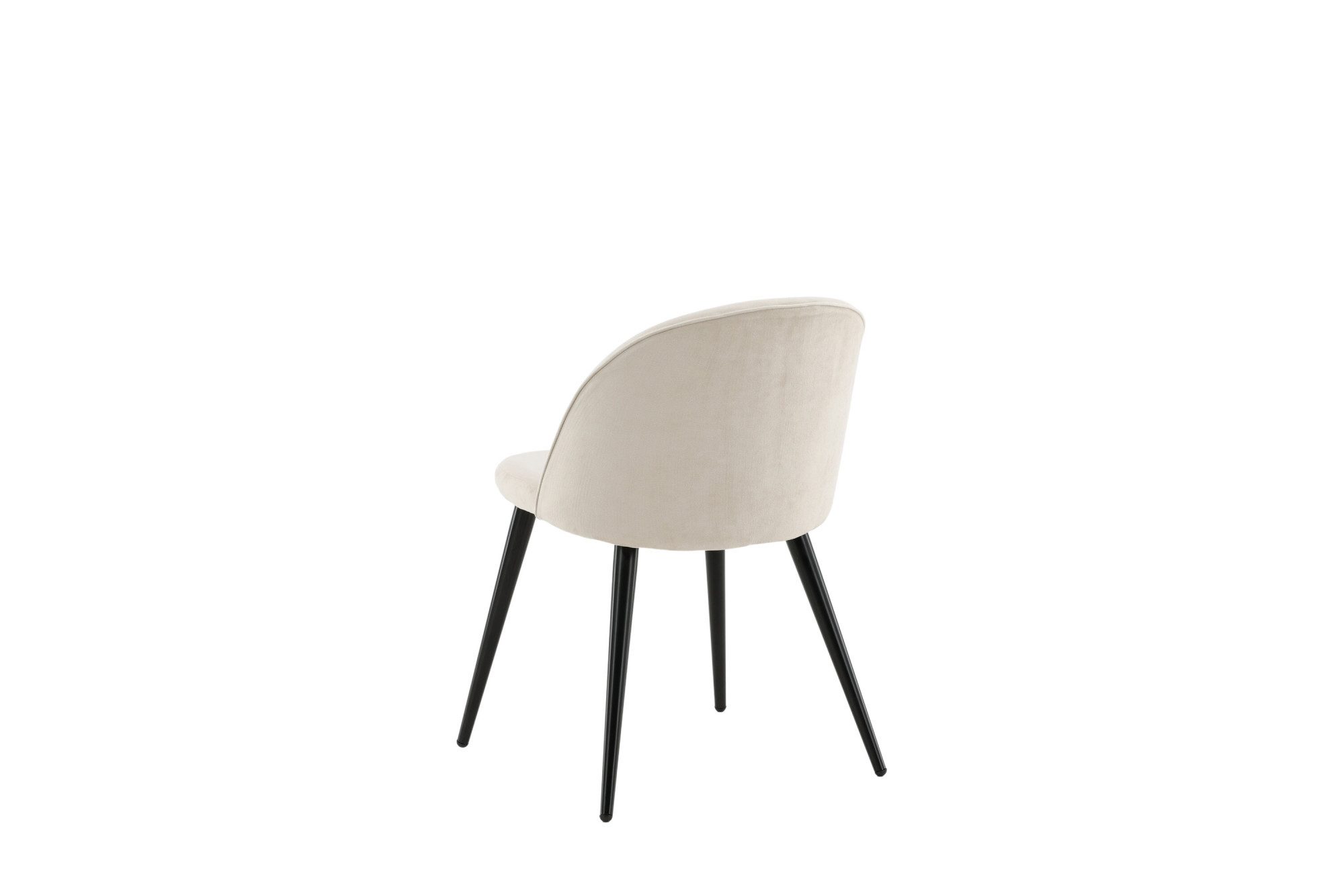 Venture Home Esszimmerstuhl Velvet, 2er-Set Esszimmerstühle mit Samtbezug, 150 kg belastbar (2 St), Polsterstuhl, weicher Bezug, Metallbeine, abgerundet – Bild 5 von 5