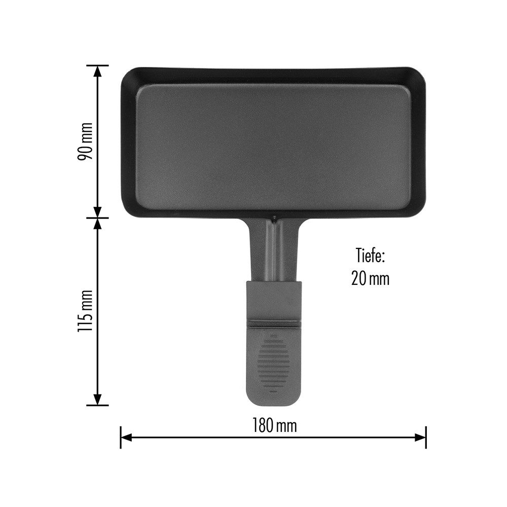 Gastroback Raclettepfännchen Gastroback 91763 Doppel-Pfännchen für 42563 Raclette