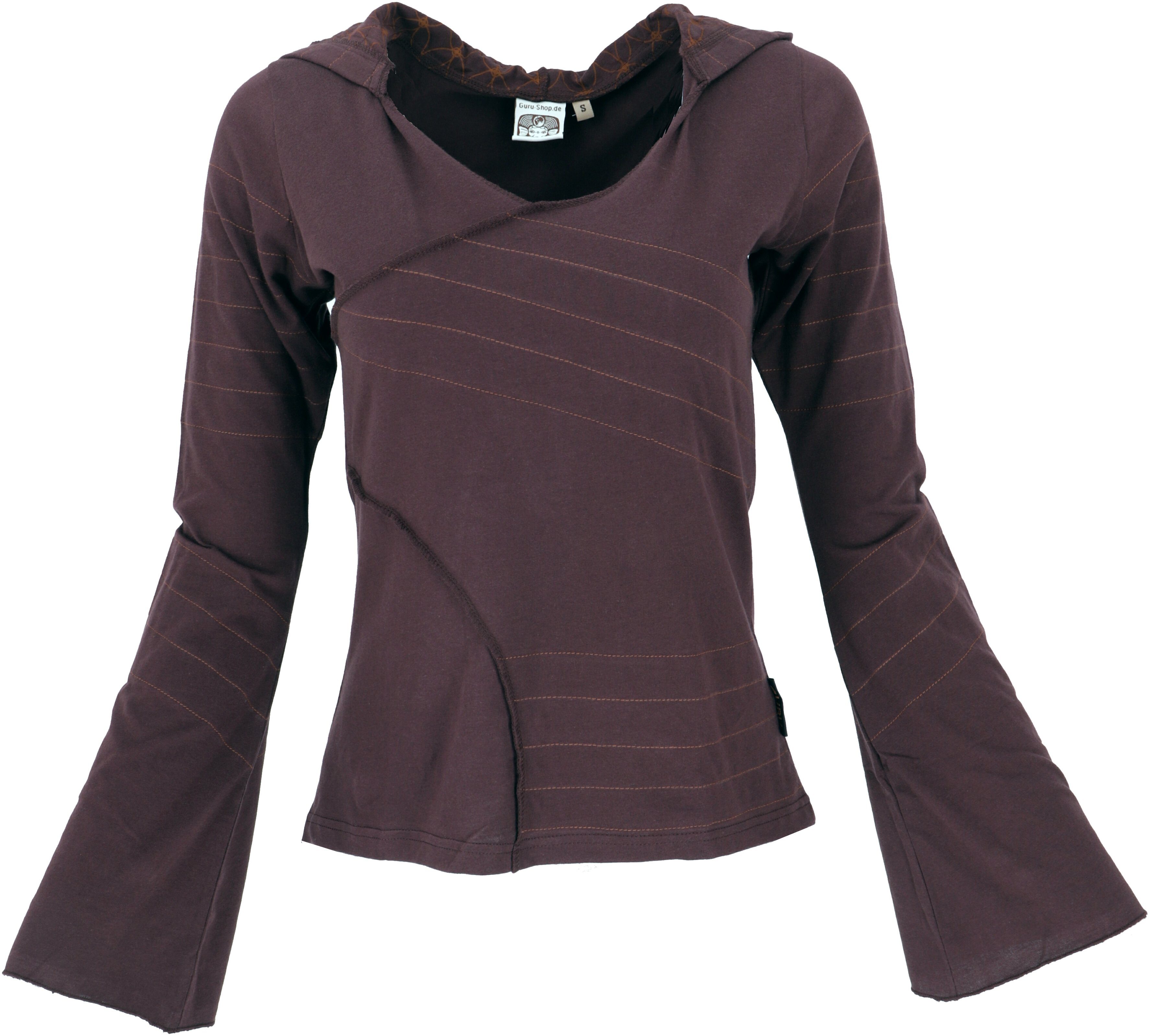Guru-Shop Longsleeve Elfen Hoody, Langarmshirt, Pixi günstig online kaufen