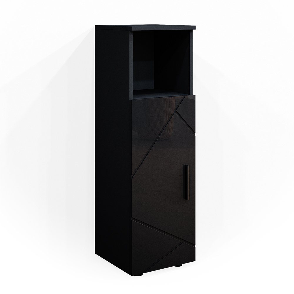 Vicco Midischrank Irma Anthrazit Hochglanz 30 x 95 cm günstig online kaufen