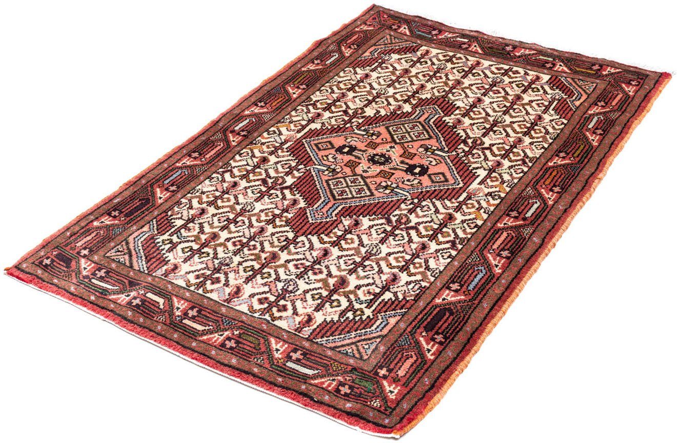 Wollteppich Abadeh Medaillon Rosso scuro 147 x 100 cm, morgenland, rechteckig, Höhe: 10 mm, Handgeknüpft