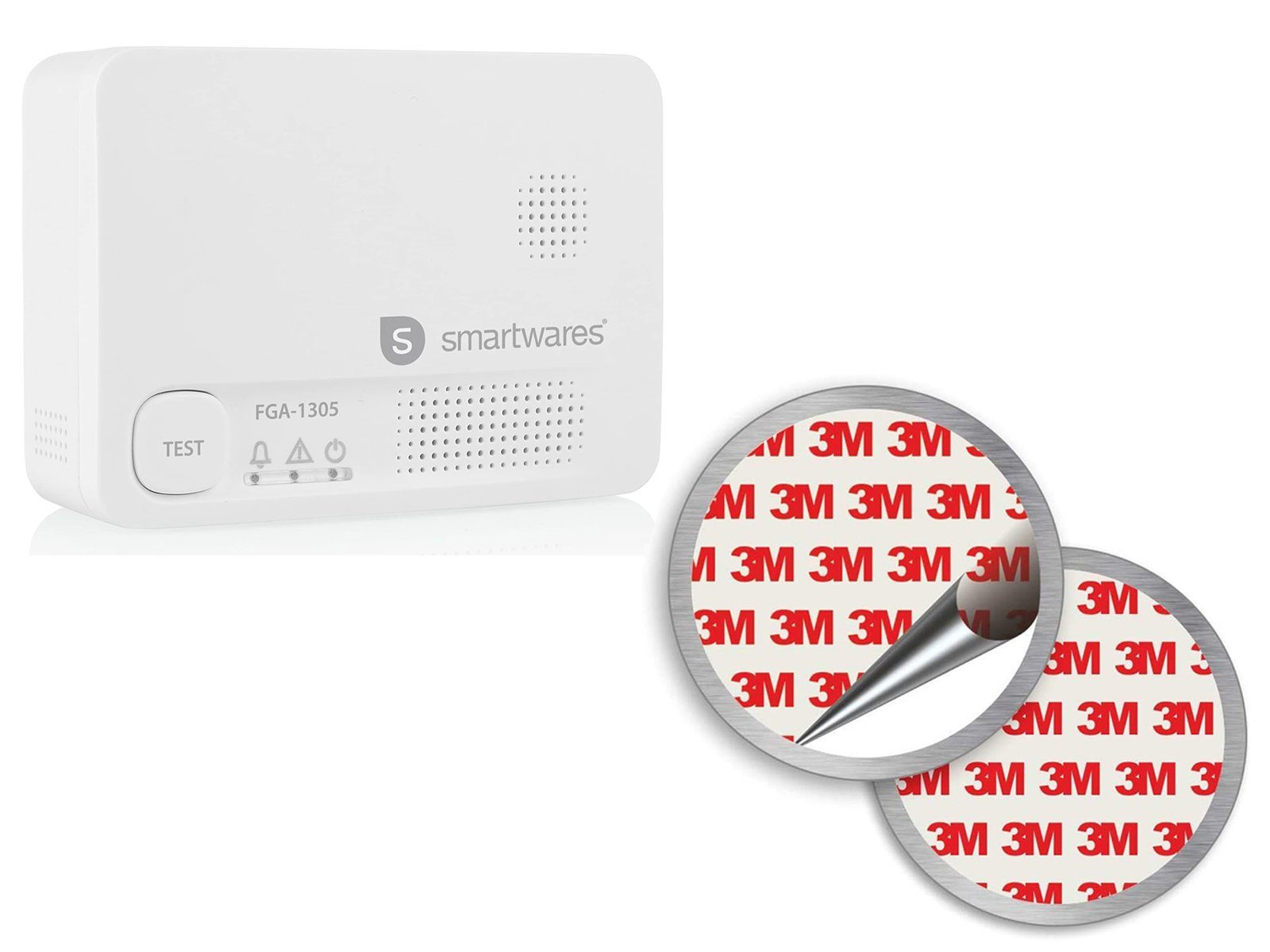 smartwares Детектор co (Kohlenmonoxid Melder CO Messer Warngerät-e Warner Kaminofen Gas-Therme)