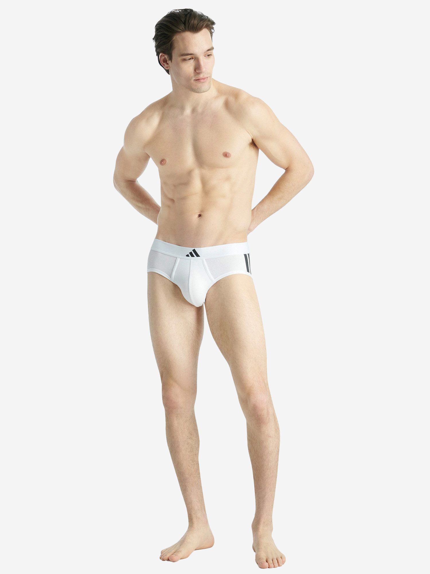adidas Sportswear Slip Active Flex Cotton 3 Stripes (4-St) unterhose unterwäsche basic
