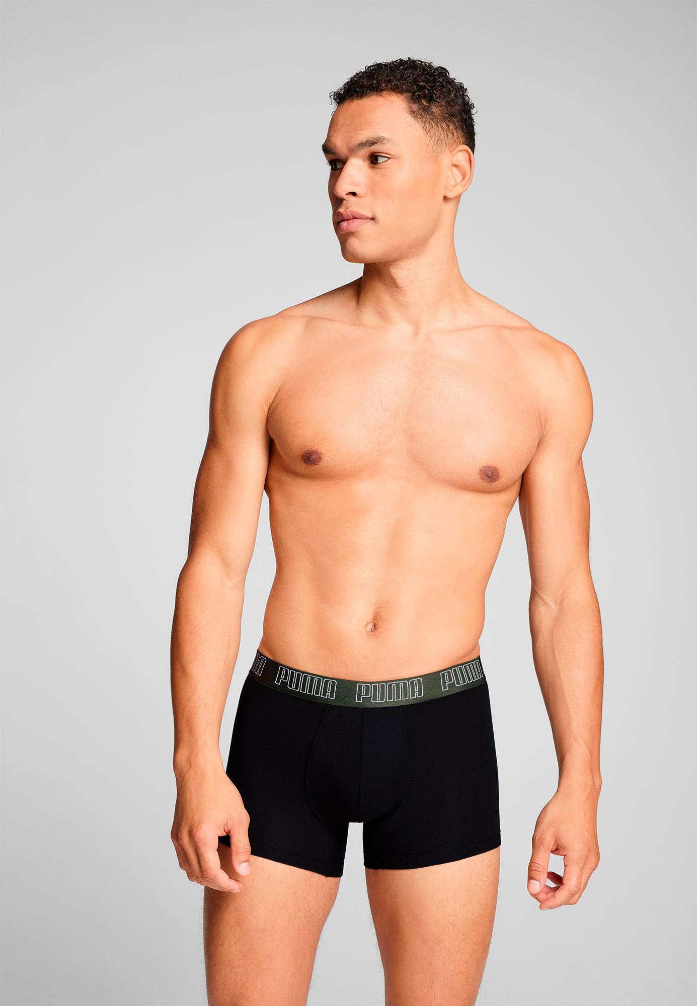 PUMA Trunk PUMA MEN EVERYDAY TRUNKS 2P (Packung, 2er Pack) mit kontrastfarbigem Webbund