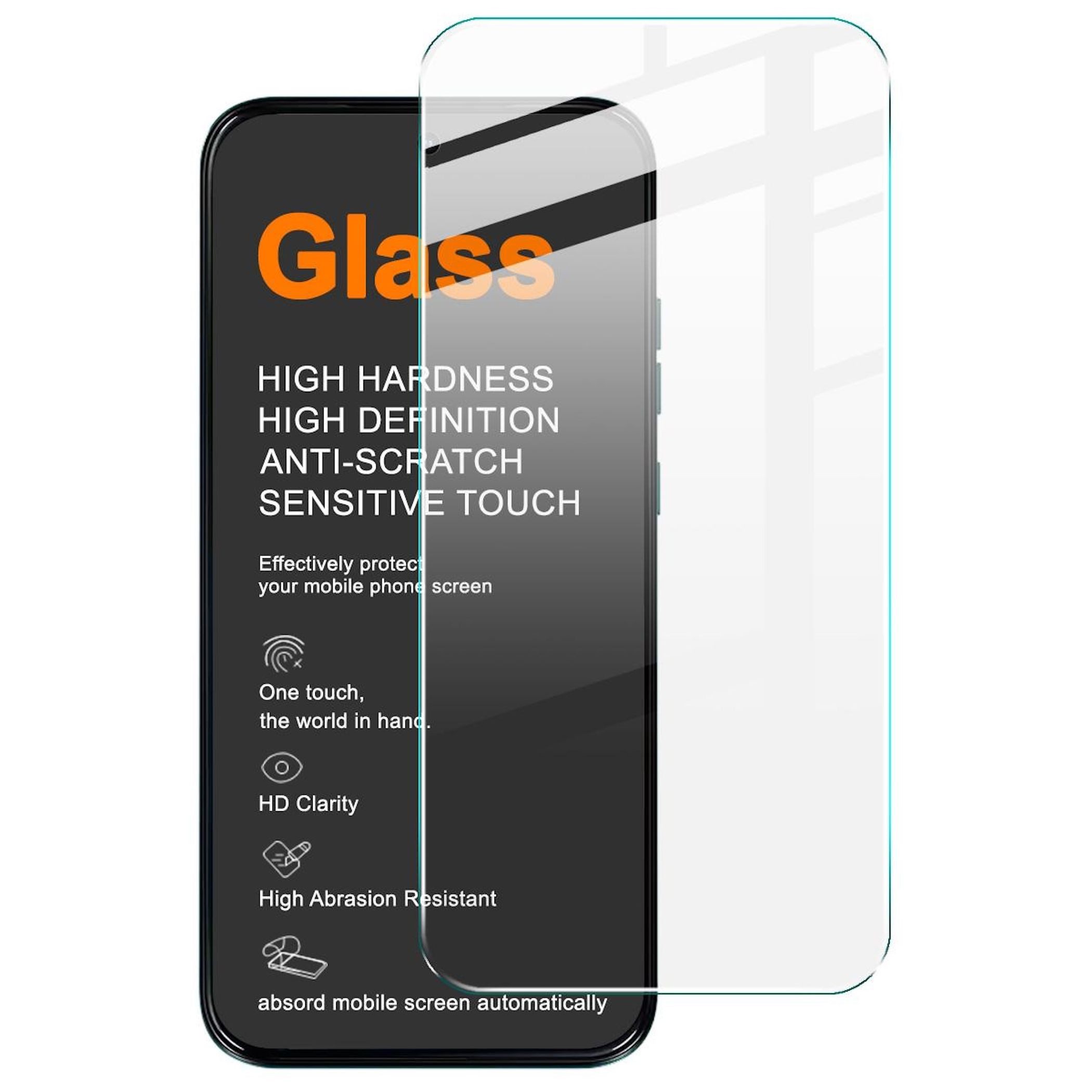 Wigento Handyhülle + Schutzglas für Xiaomi Redmi Note 17 Pro 5G TPU 9H Glas 2 in 1 Bundle 6,83 Zoll, Produktset TPU Hülle mit Hart Glas – Bild 3 von 5