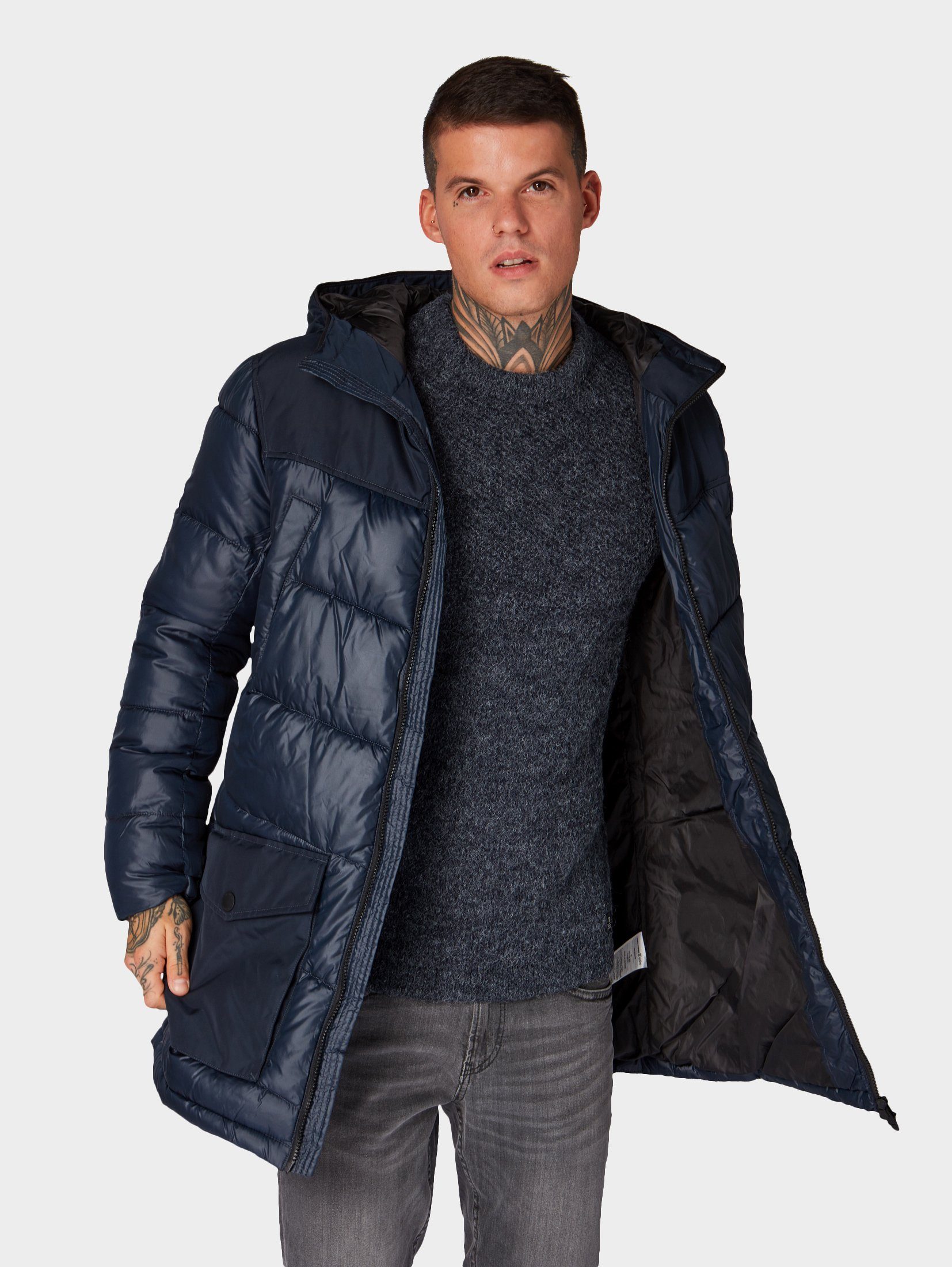 Mit Kapuze« KaufenOtto Online Tom Denim Tailor Steppjacke »steppmantel FJcTl13K