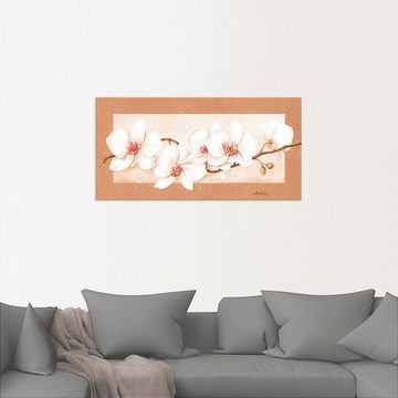 Artland Wandbild Orchideenzweig, Blumenbilder (1 St), als Alubild, Outdoorbild, Leinwandbild in verschied. Größen