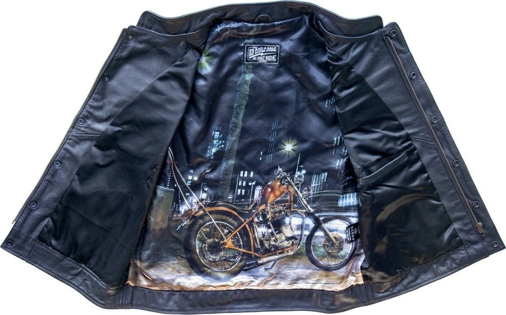 13 1/2 Sweatweste Night Rider Leather Vest günstig online kaufen