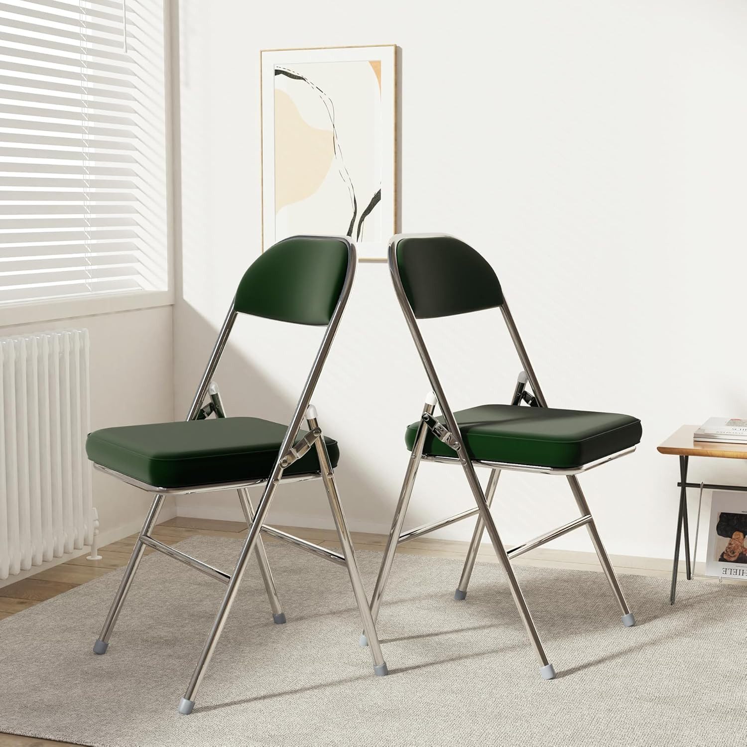 JEOBEST Klappstuhl Kunstleder Stuhl, (Set, 2/4 günstig online kaufen