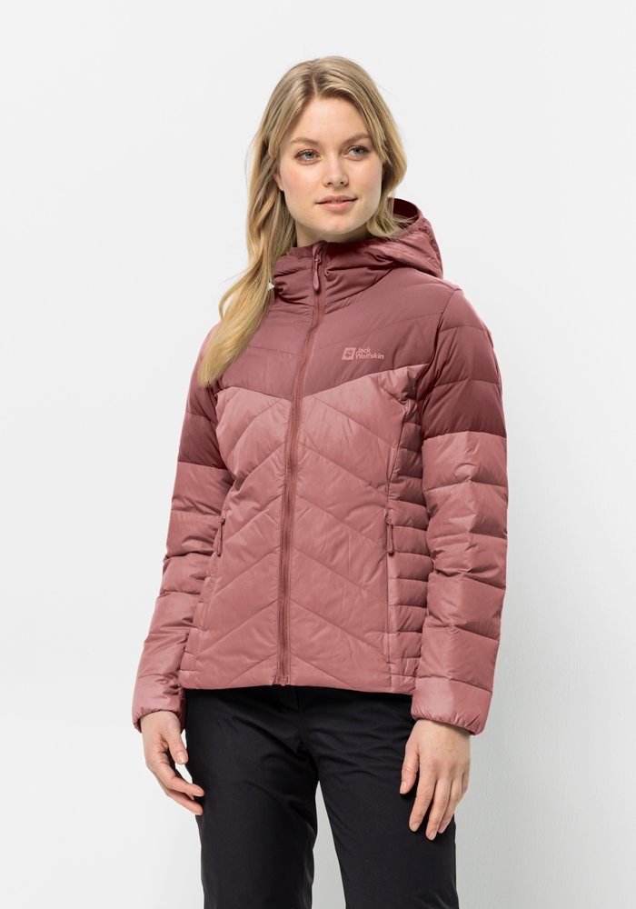 Jack Wolfskin Daunenjacke TUNDRA DOWN HOODY W blush-powder