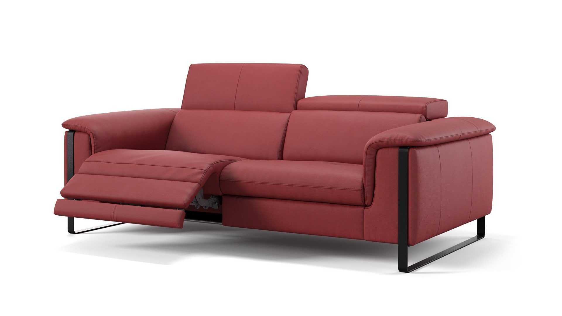 Sofanella 3-Sitzer Leder VIENNA, Relaxcouch, Designersofa, Designer Sofa, 3er Couch, Sofagarnitur