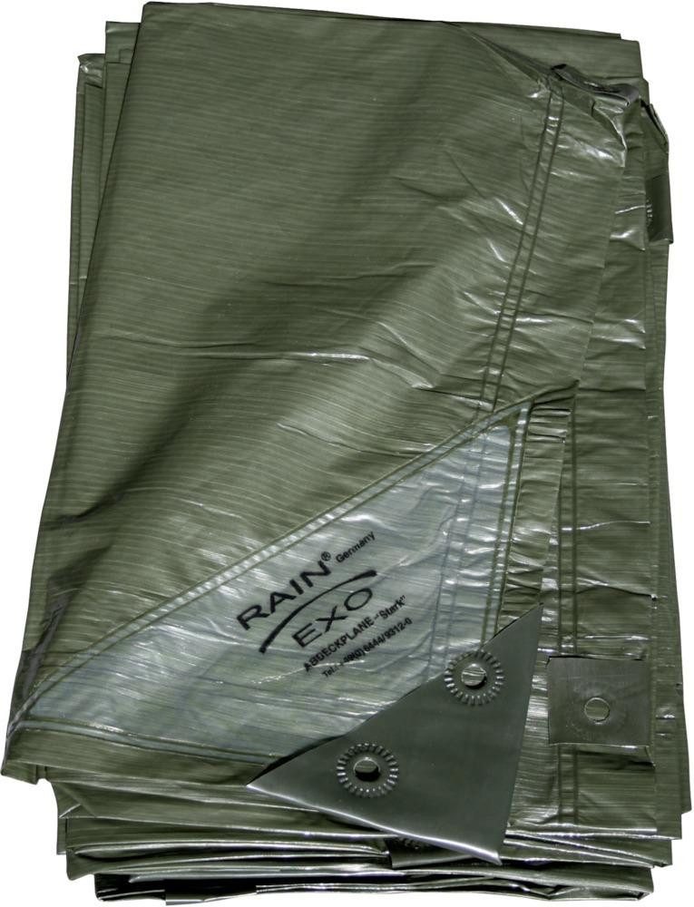 ELC Autoplane Rainexo - Abdeckplane grün, 90g/qm, 10x15m