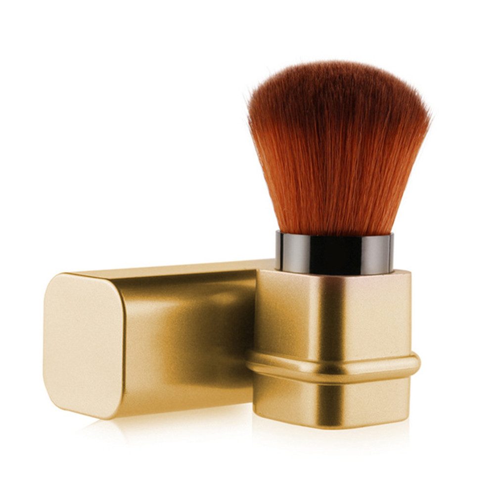 DEBAIJIA Puderpinsel Einziehbare Make-up Кисточки Tragbare Puderpinsel mit Abdeckung