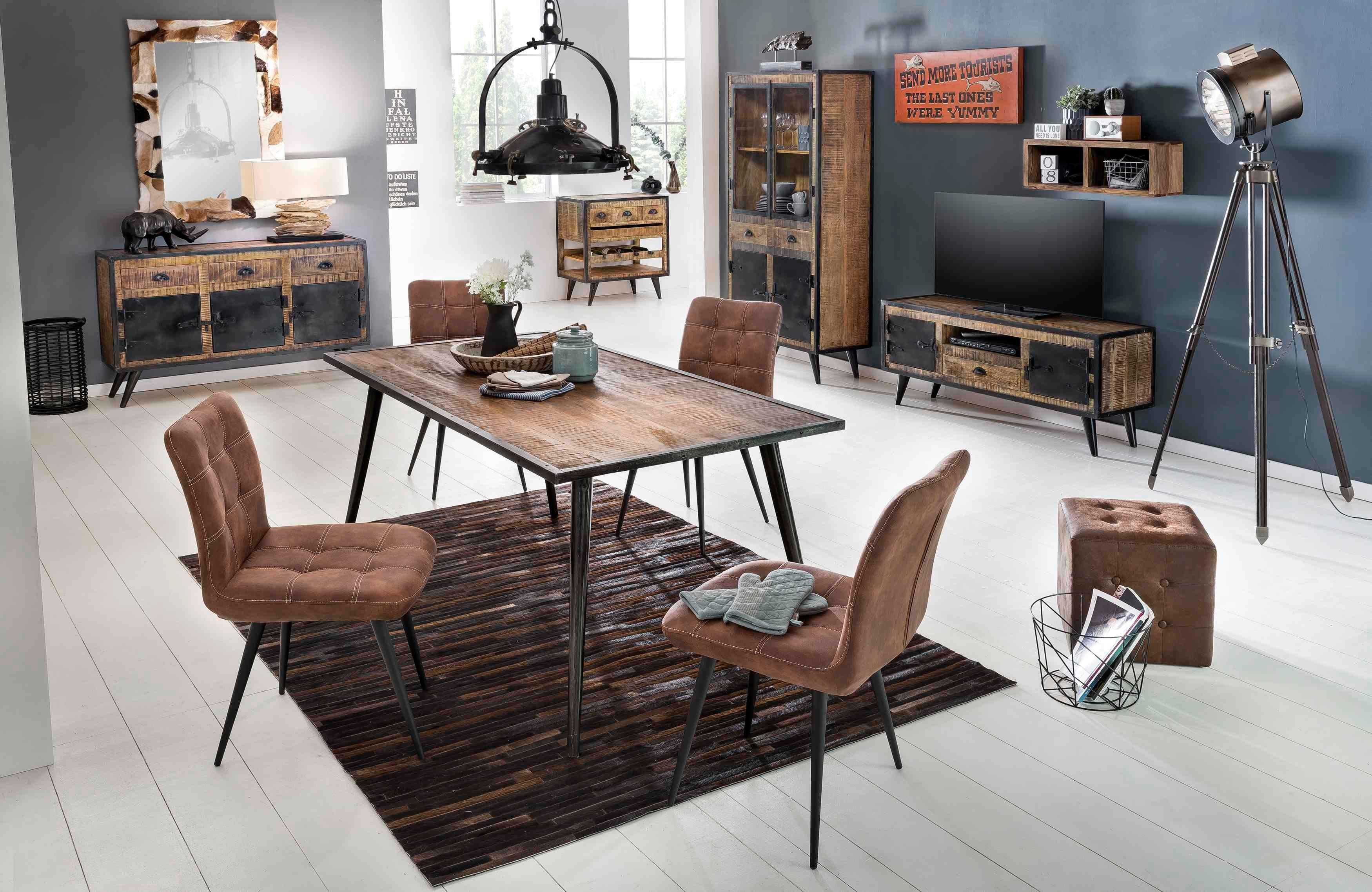 SIT Esstisch »Iron«, aus Mangoholz und Schmiedeeisen,140/70 cm - SIT