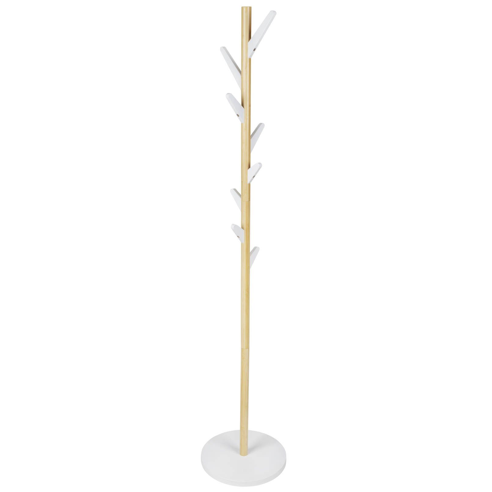 WENKO Garderobenständer Garderobenständer für Mäntel FINJA, H. 180 cm, WENKO, (Kleiderständer)