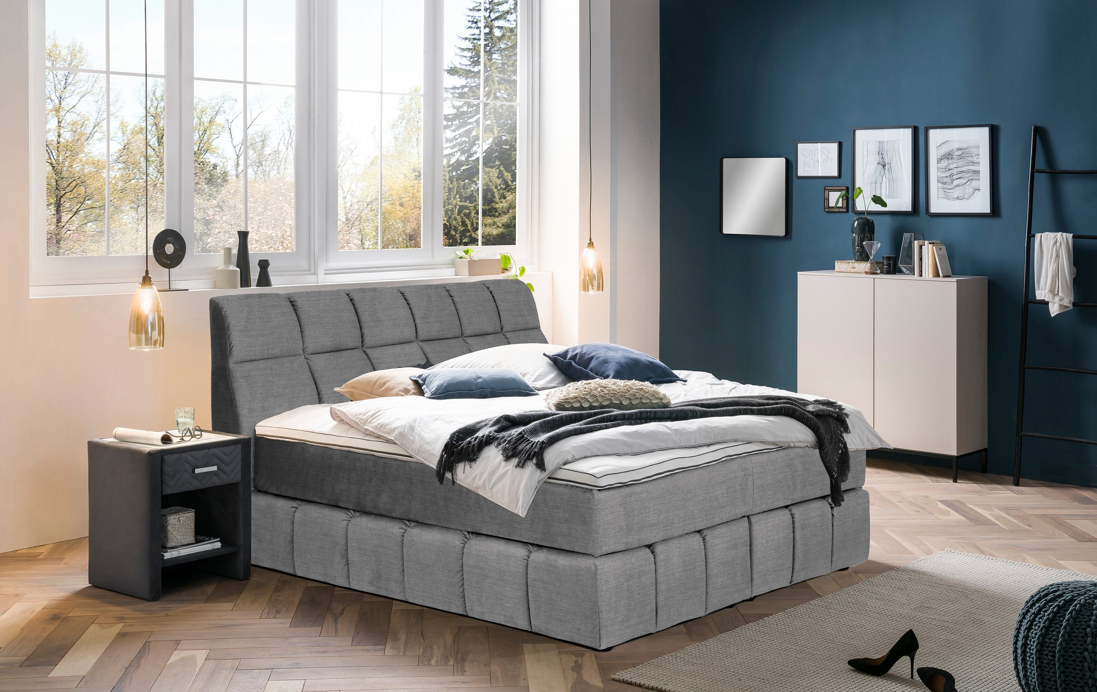 Home affaire Boxspringbett Paxton, Neue Toppervarianten!