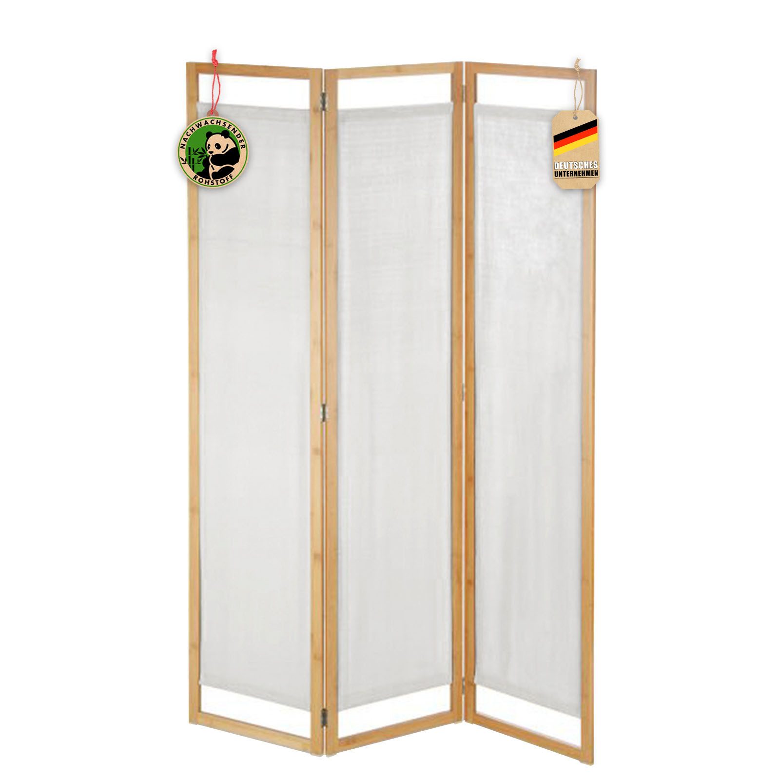 Floordirekt Paravent Bambus-Trennwand Tennessee, Stilvoller Raumteiler, günstig online kaufen