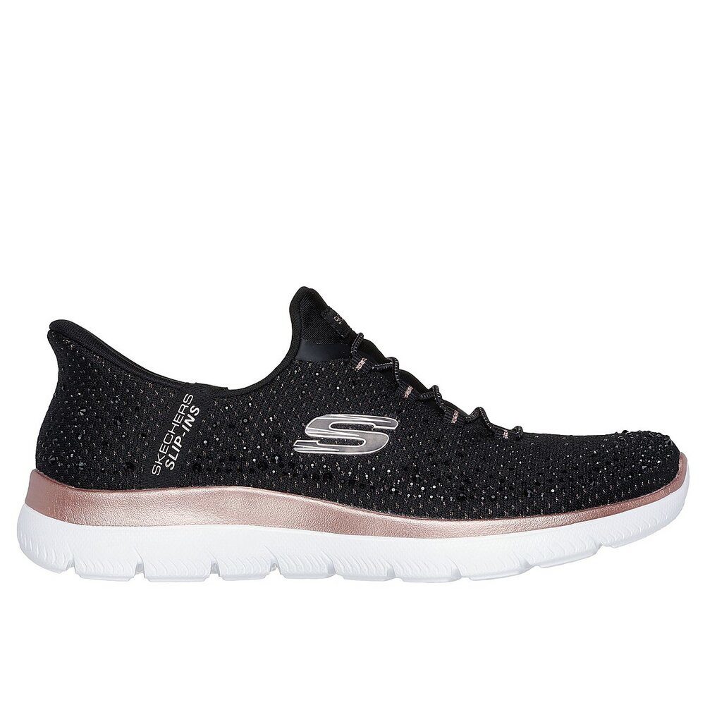 Skechers Skechers - SUMMITS BRILLIANT SHINE - Schwarz Slipper
