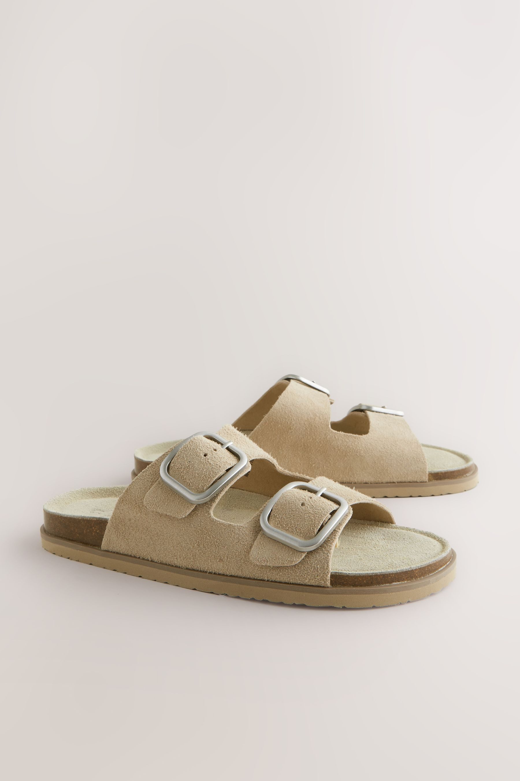 Next Forever Comfort® Fußbettsandalen mit zwei Riemen Sandale (1-tlg)