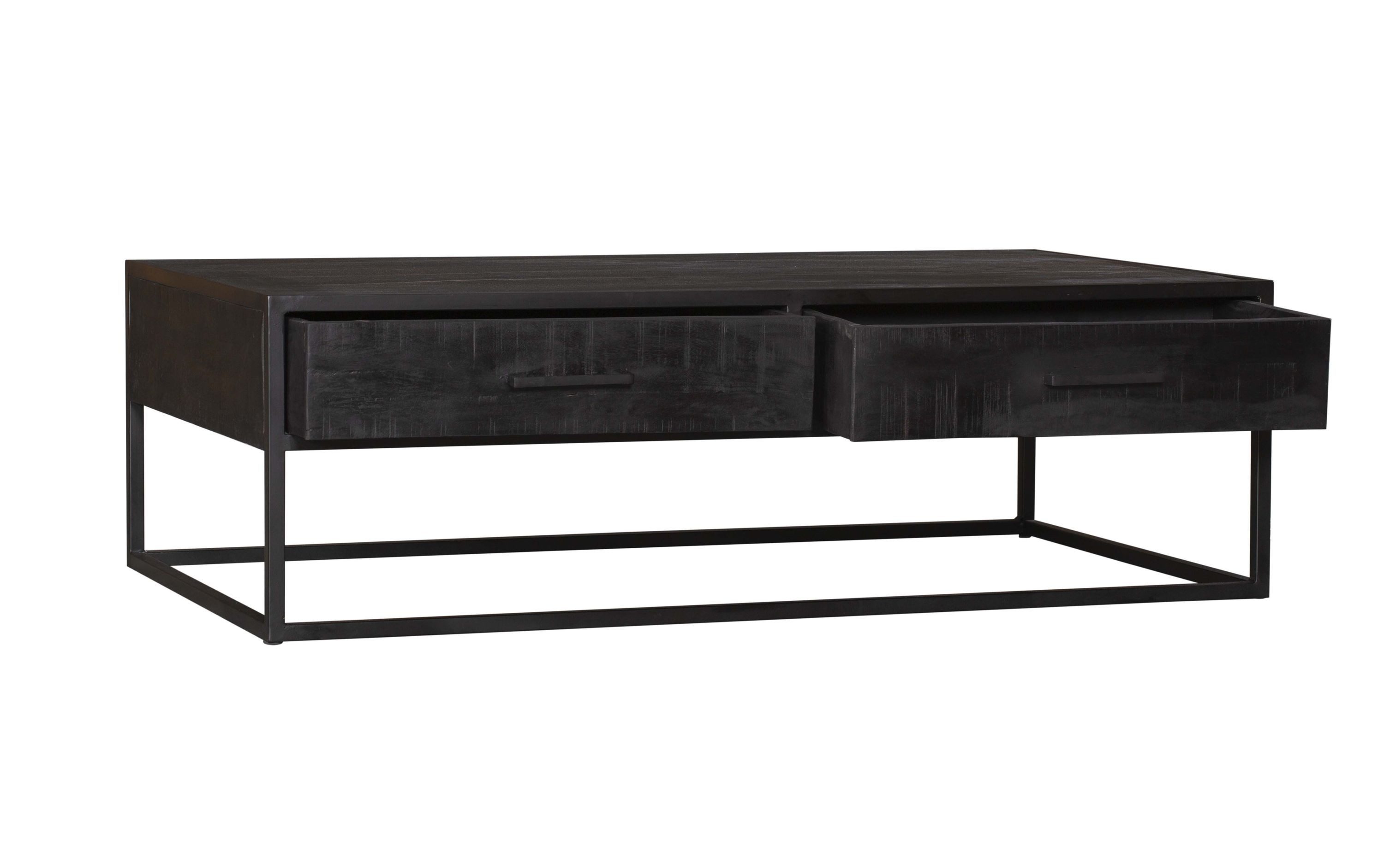 Couchtisch Couchtisch Devereux Black 80x80 cm