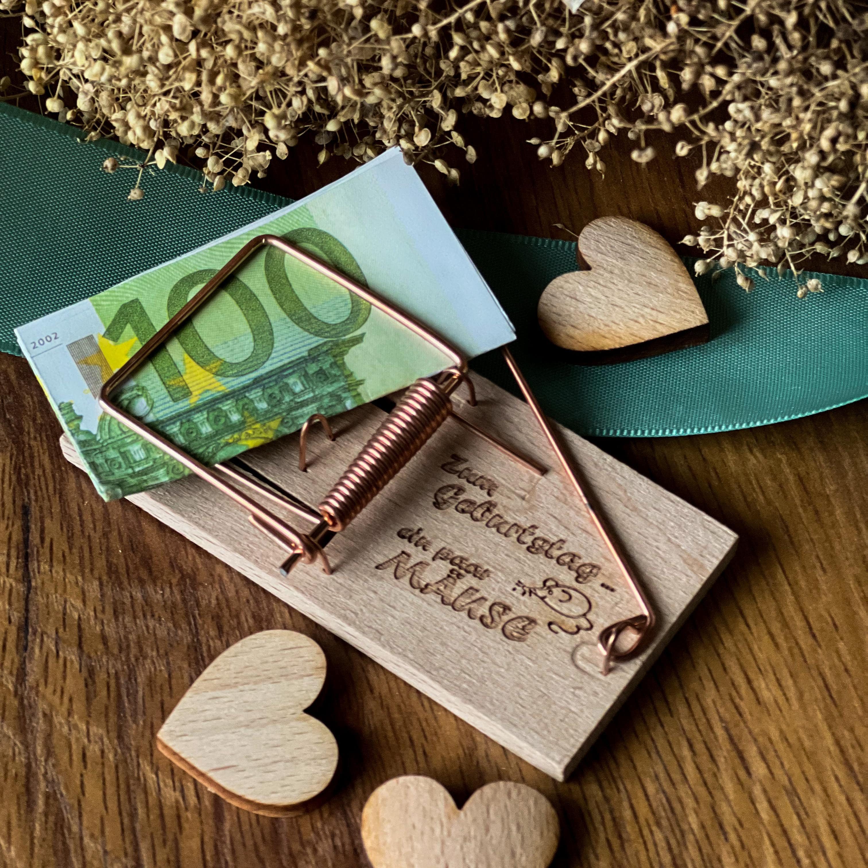 Spruchreif® Spardose Mausefalle Geldgeschenk · Mausefalle günstig online kaufen