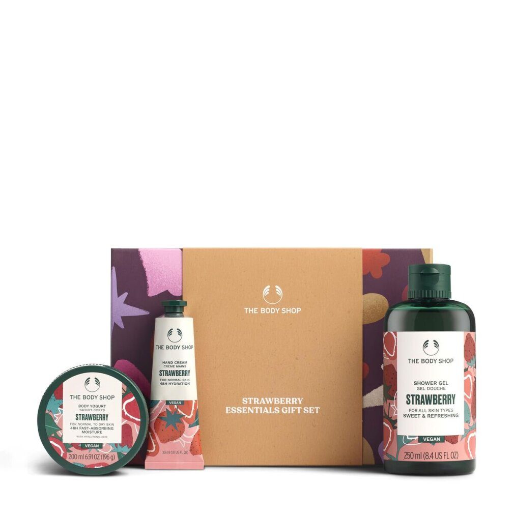 The Body Shop Körperpflegemittel KLEINES ERDBEER-SET, 3-TEILIG