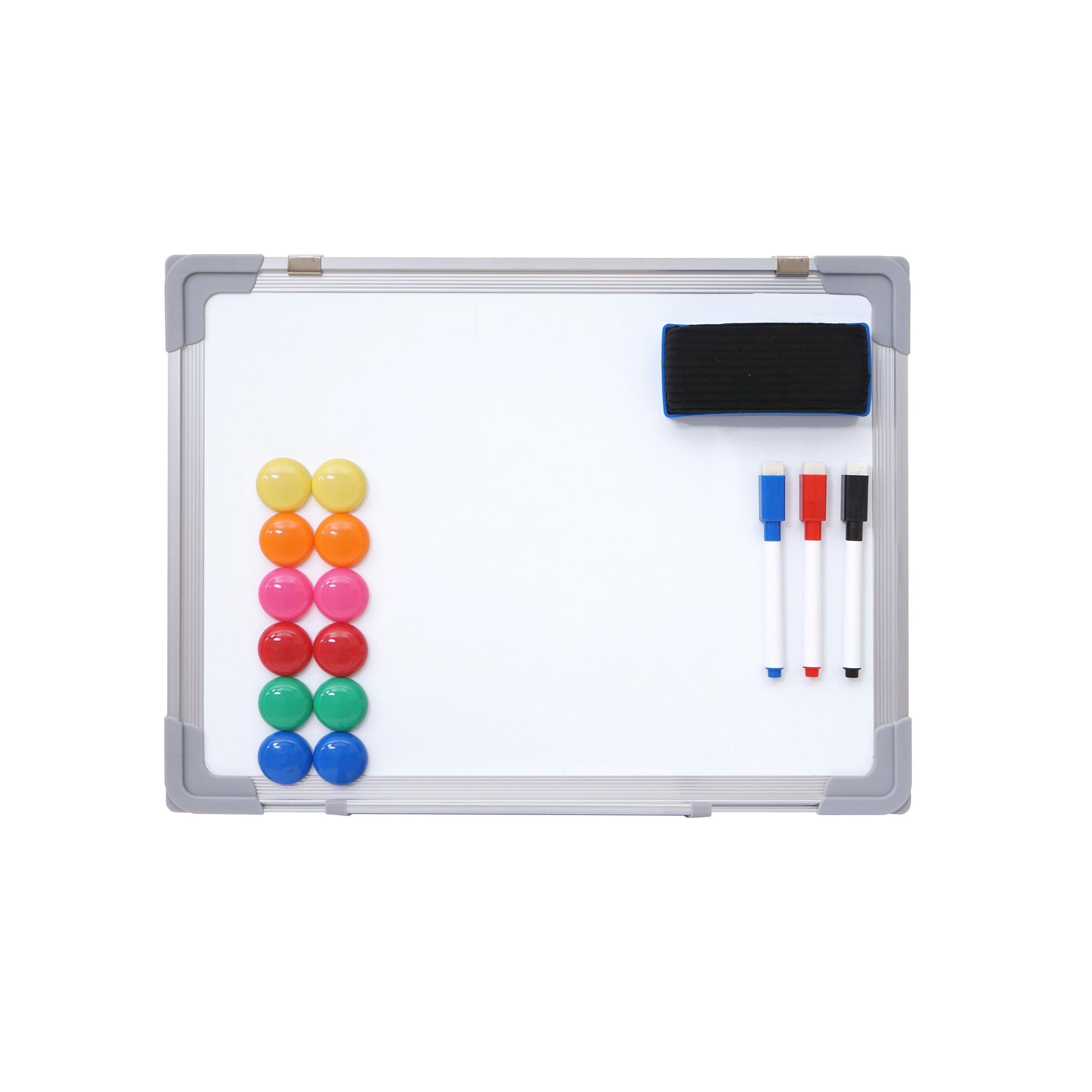 PROREGAL® Magnettafel Whiteboard inkl. Zubehör in unterschiedlichen Größen, magnetisch, magnetisch, beschreibar und löschbar - mit praktischem Stifthalter – Bild 2 von 5
