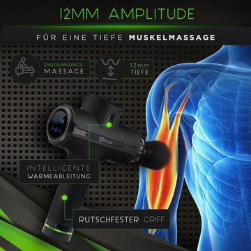 Wellax Massagepistole Wellax Massagepistole - Leistungsstarke Massage Gun mit 11 Köpfen