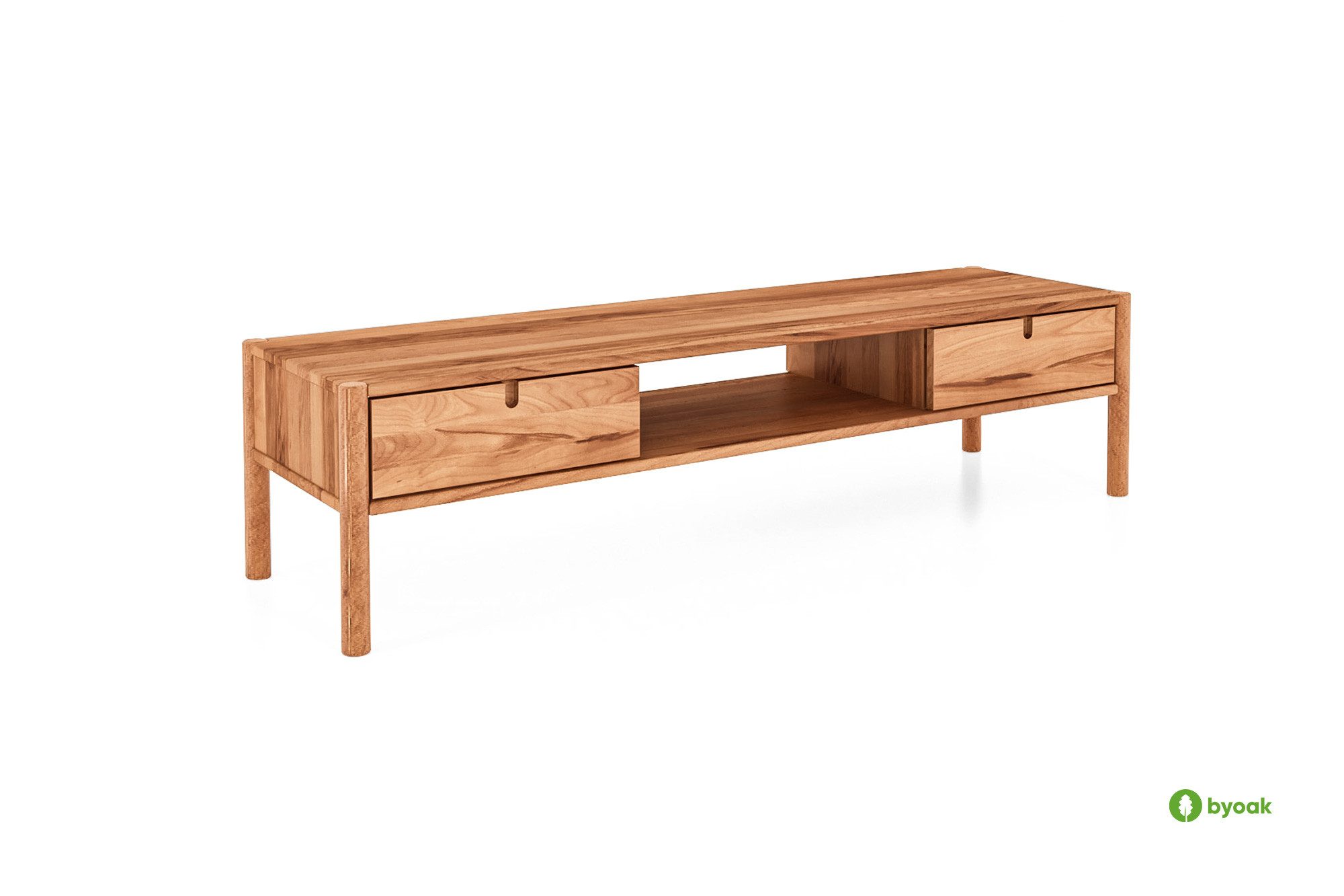 byoak TV-Schrank POLA aus Massivholz, Naturgeölt