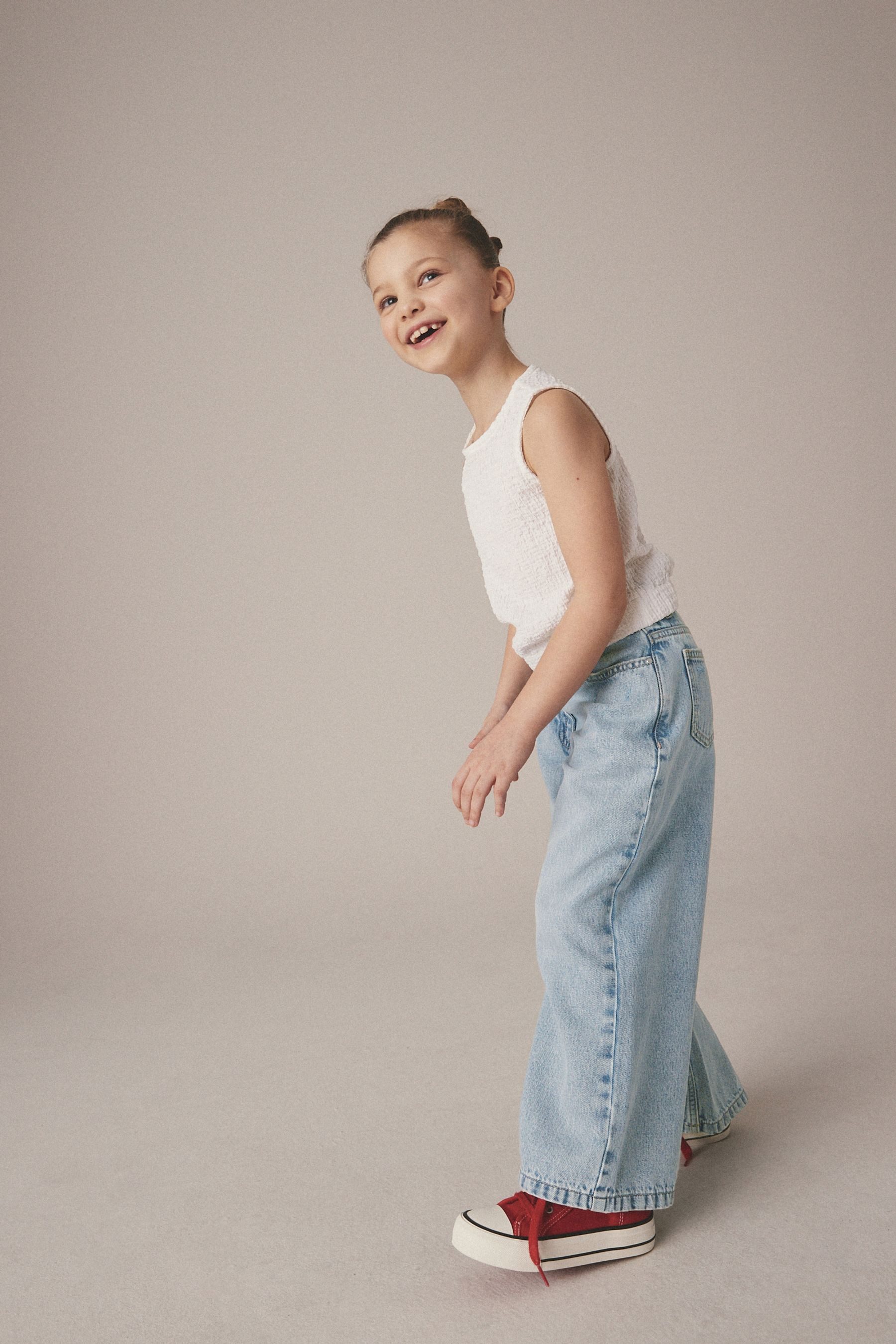 Next Weite Jeans Weit geschnittene Jeans (1-tlg) – Bild 4 von 5