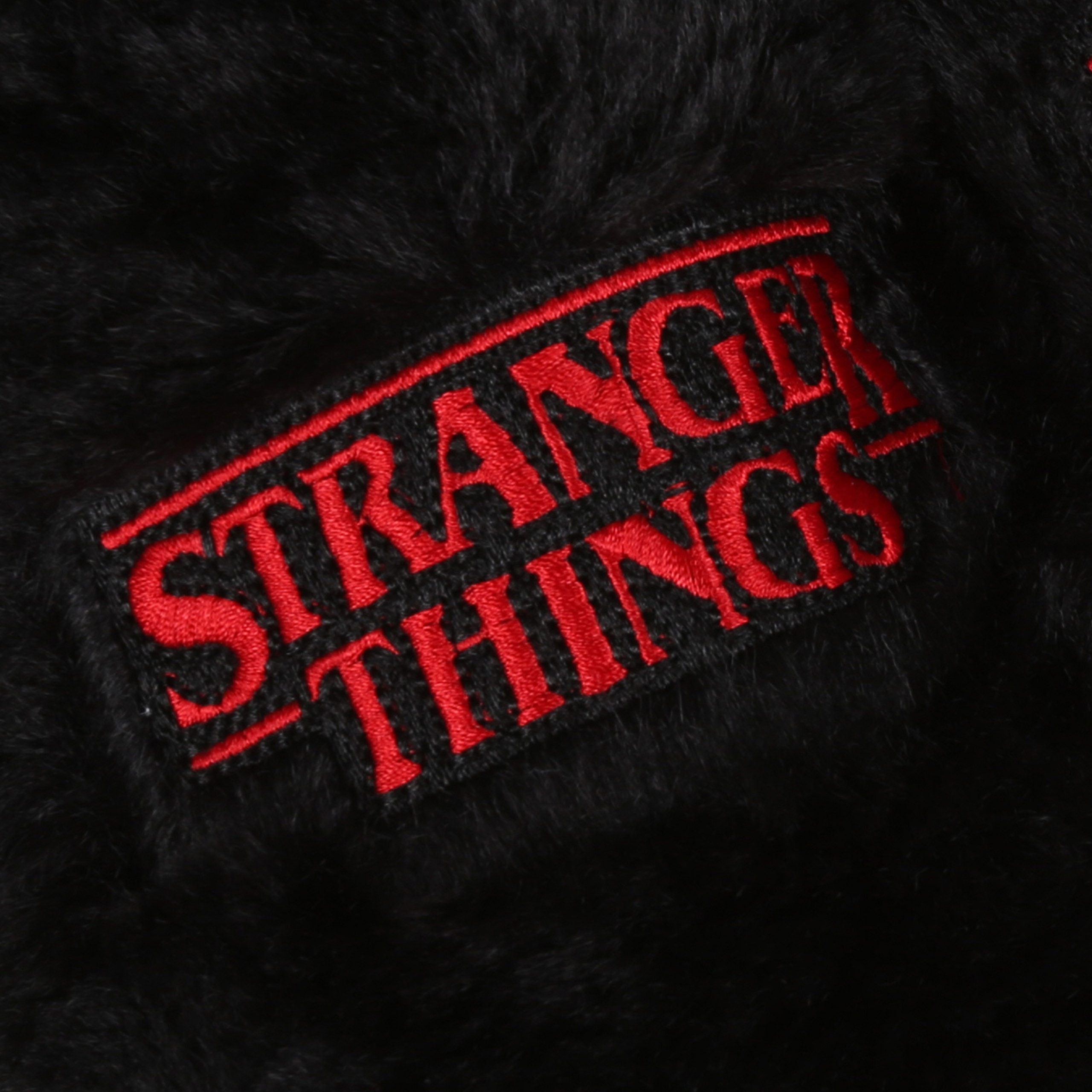 Stranger things Stranger Things Damen-Hausschuhe – rutschfest, warm, weich, Geschenk Plüsch Hausschuhe