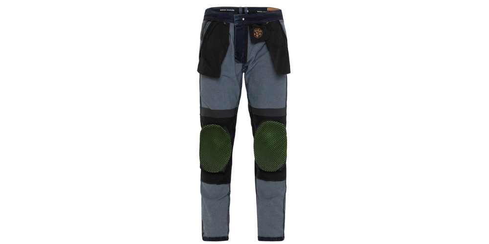 Riding Culture Motorradhose Tapered Slim Motorrad Jeans Knieprotektoren enthalten