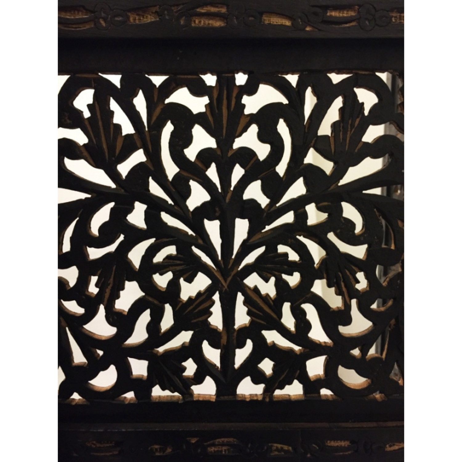 Marrakesch Orient & Mediterran Interior Paravent Orientalischer Paravent aus Holz saraswati (1 St), Handarbeit