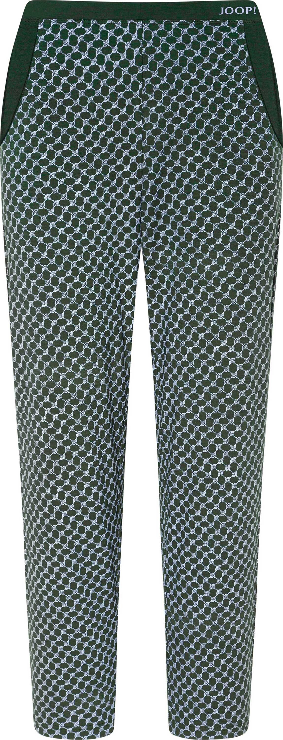 Joop! Loungehose Damen Jerseyhose - Easy Leisure, Lange Hose Grün