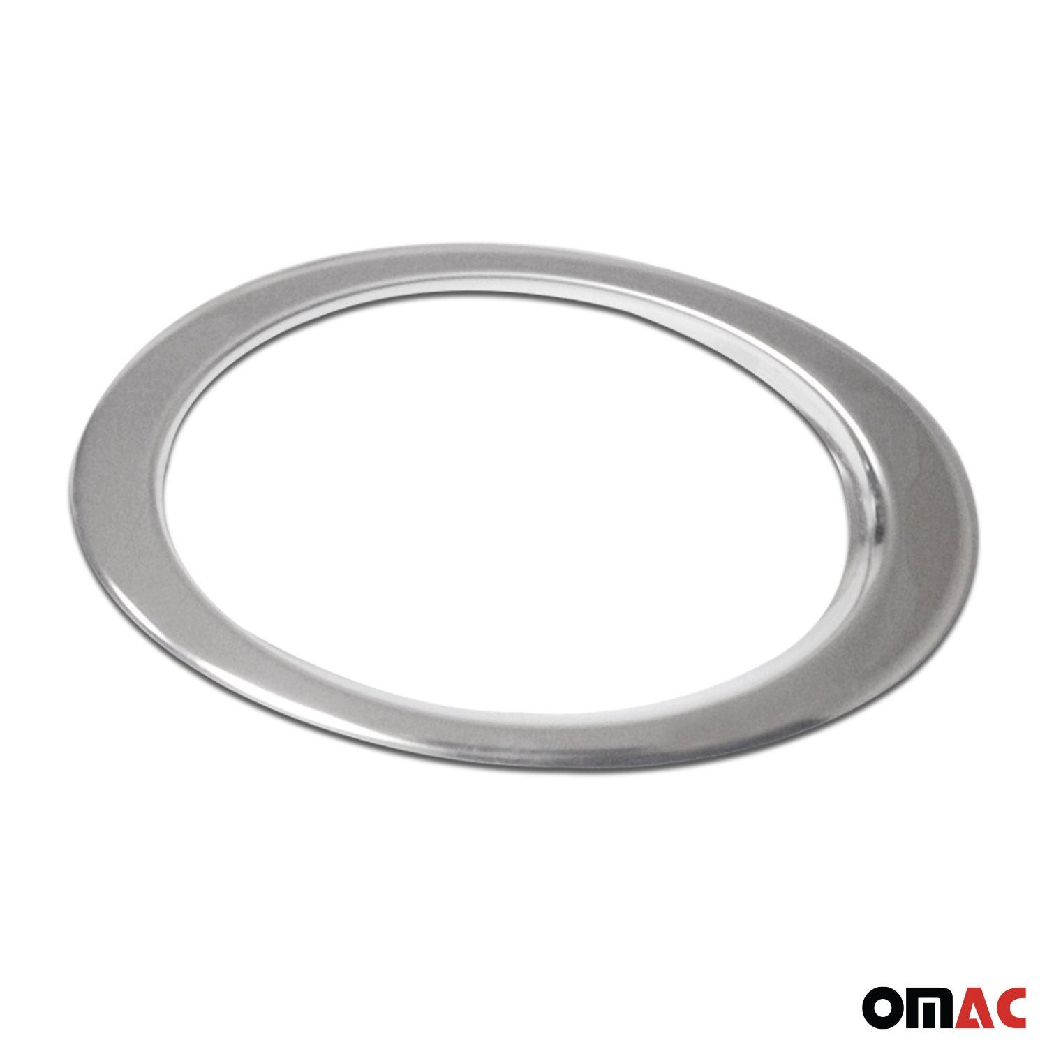 OMAC Zierleisten-Aufkleber Nebelscheinwerfer Rahmen für VW Touran 2010-2015 Edelstahl Silber 2tlg, (2tlg), Langlebig,Einfache Reinigung,Einfache Installation,Rostbeständig