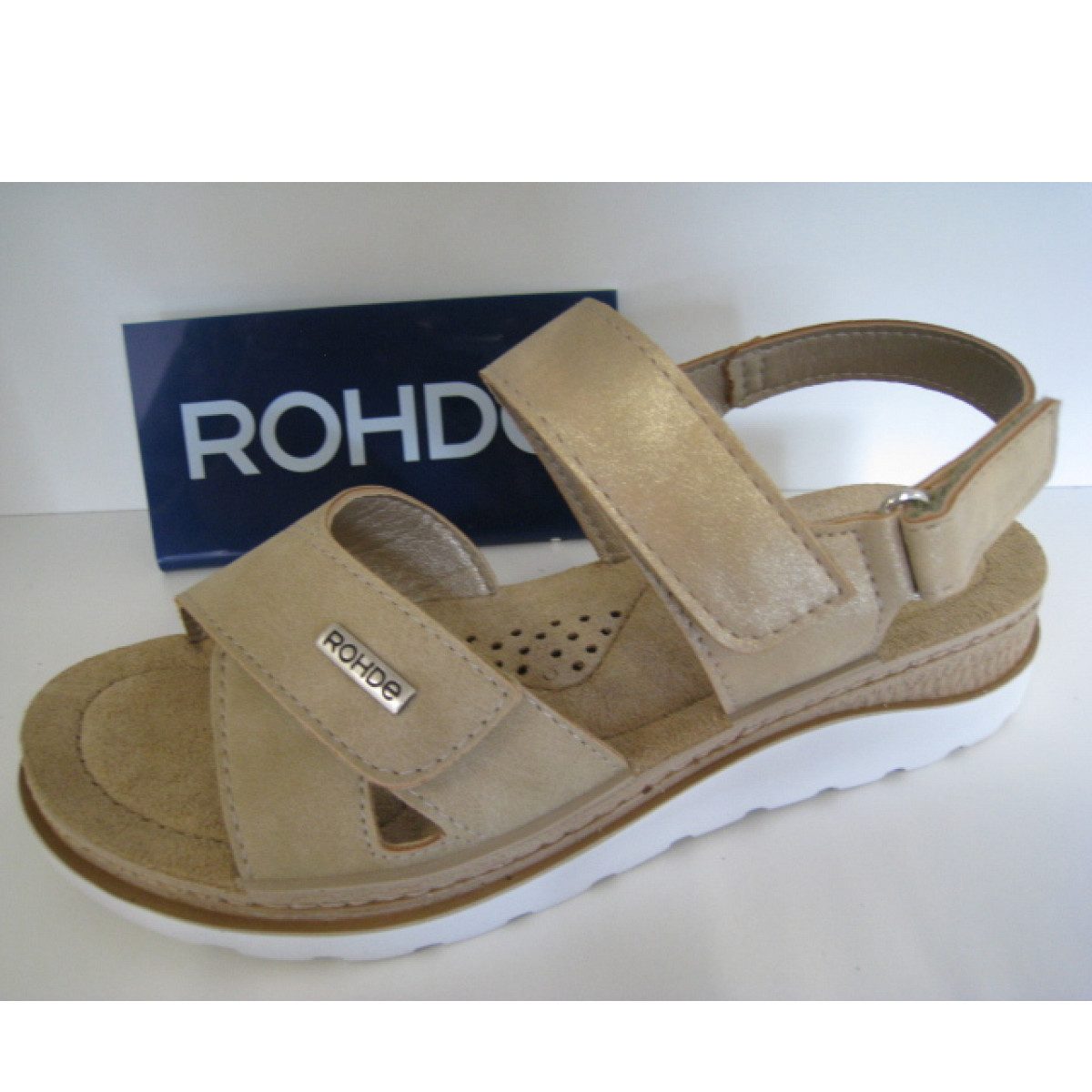 Rohde Riemchensandale "BAVIERA", Sommerschuh, Klettschuh, Keilabsatz, Sanda günstig online kaufen