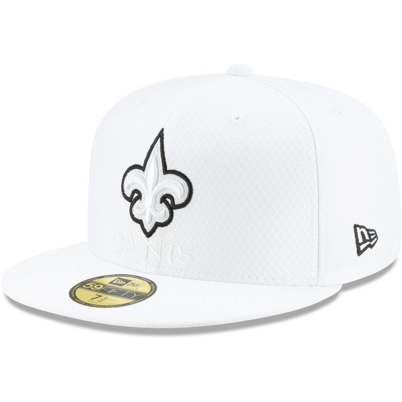 New Era NFL Fitted PLATINUM Saints Orleans Sideline New Cap 59Fifty