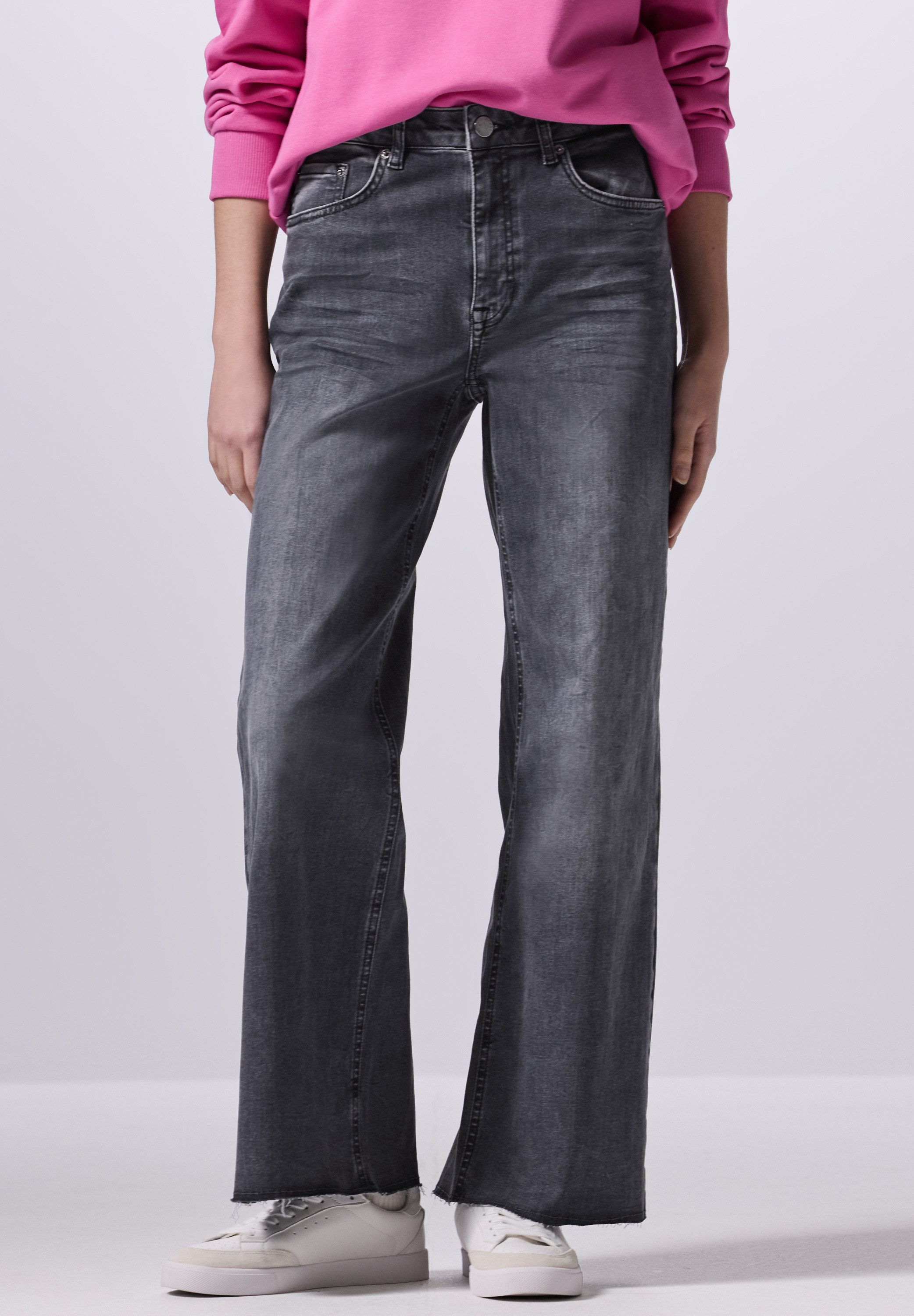 STREET ONE STUDIO Gerade Jeans High günstig online kaufen